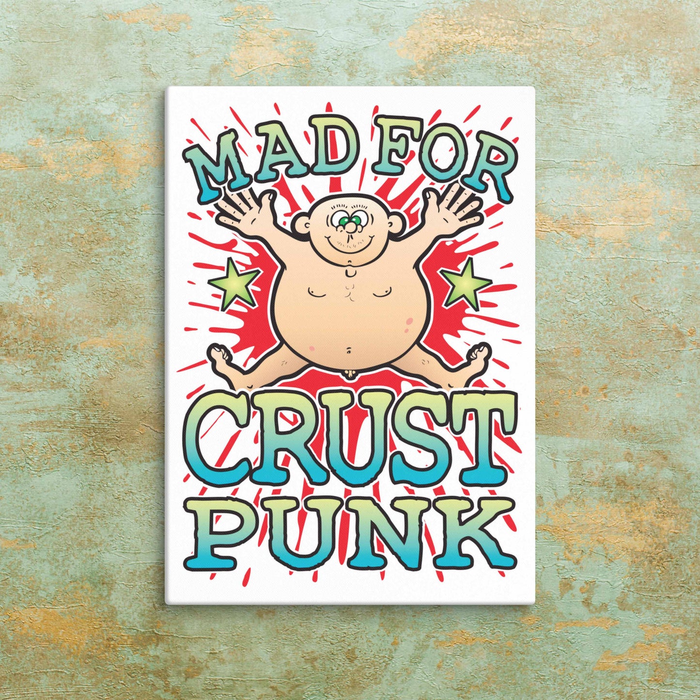 Crust Punk Canvas Print 51x71cm
