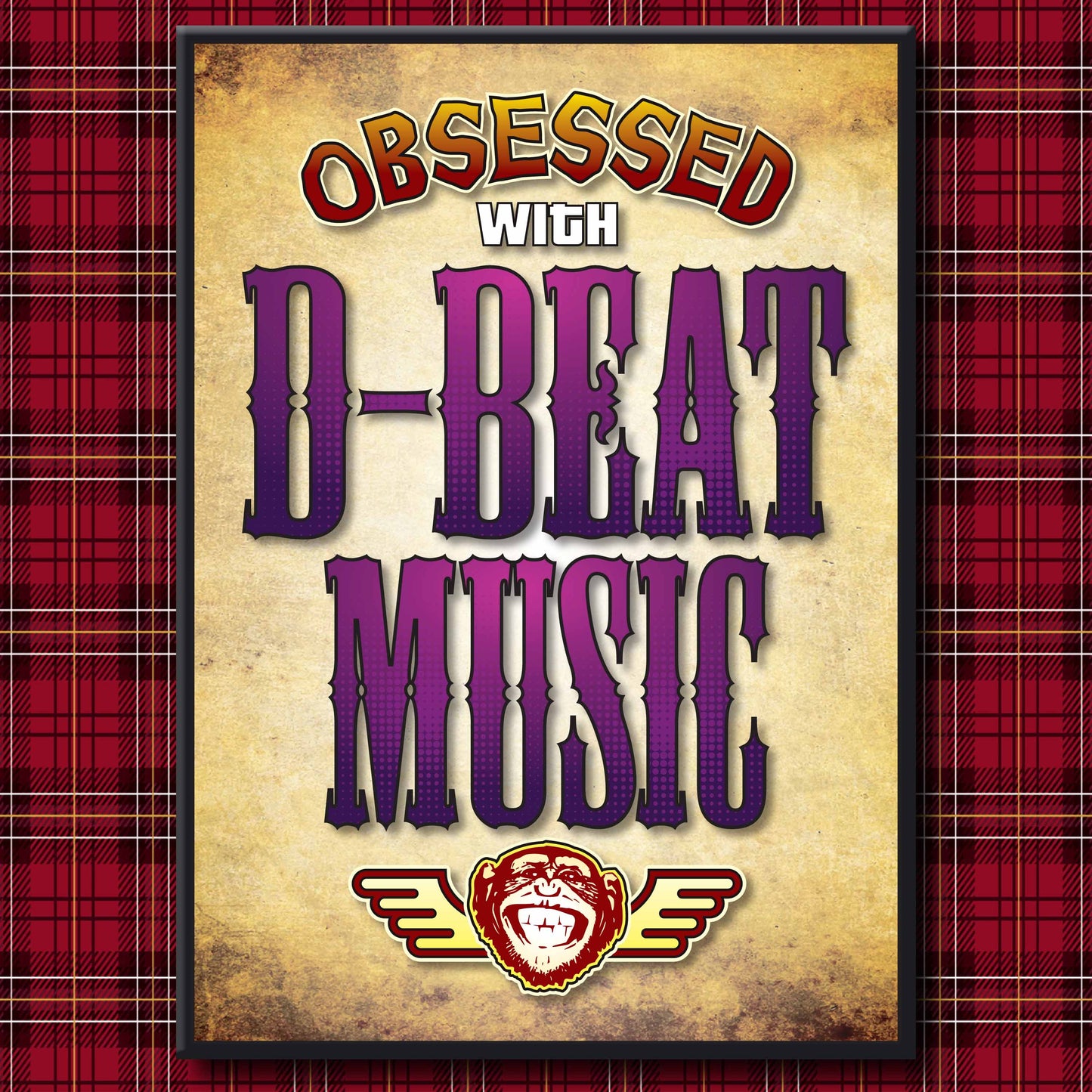 D-Beat - Obsessed Art Poster + Birthday / Greetings Card