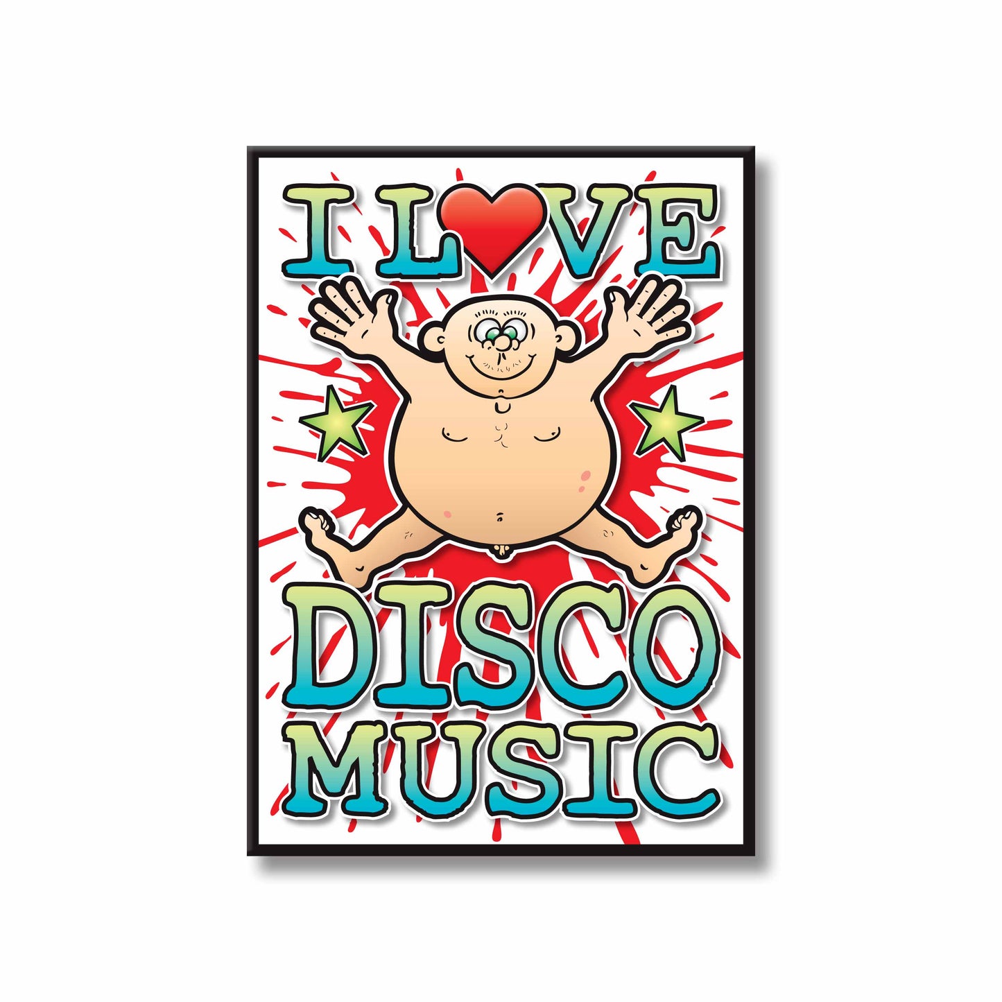 Disco Music Art Print / Love Music Poster / Wall Décor / Rock Guru