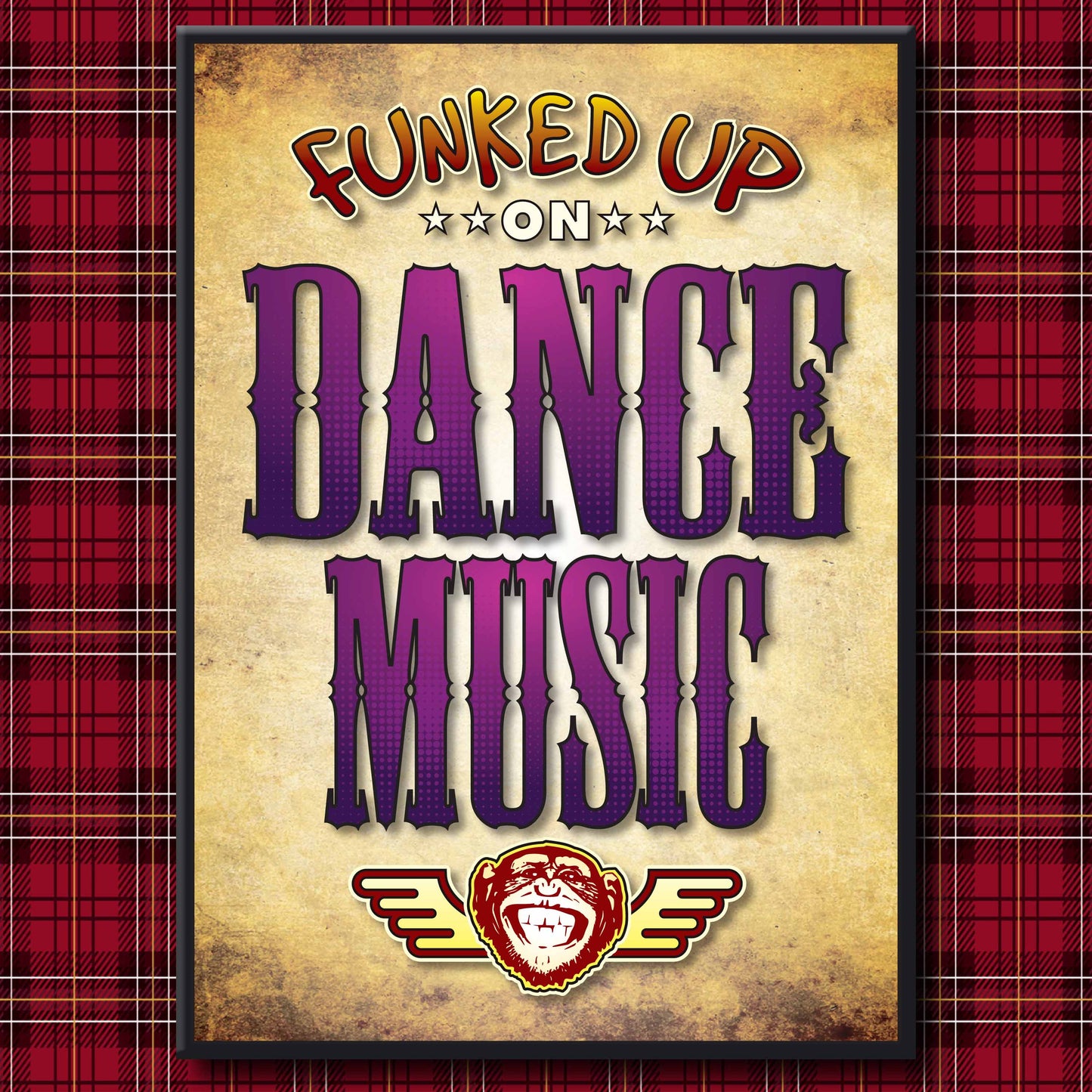 Dance Music Art Print / Poster / Birthday Card / Greetings Card