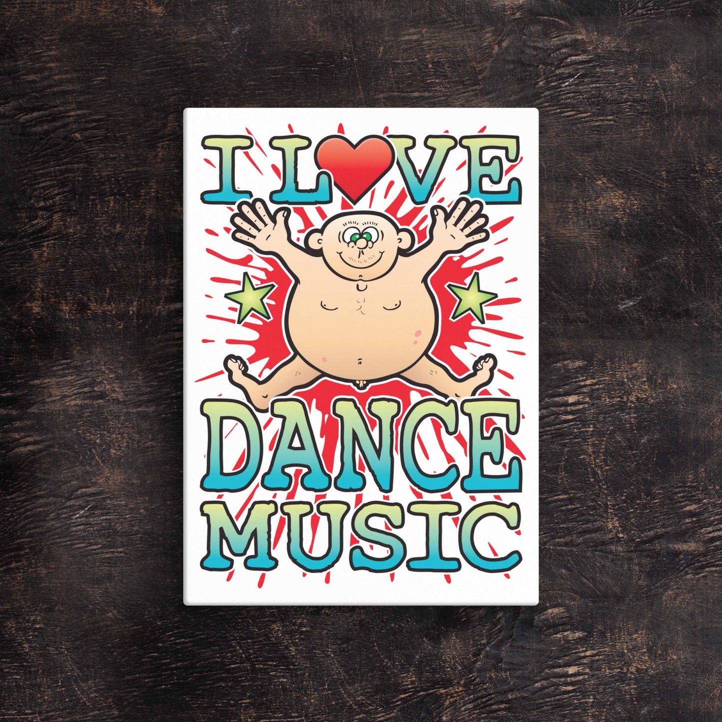Dance Music 51x71cm Canvas Print