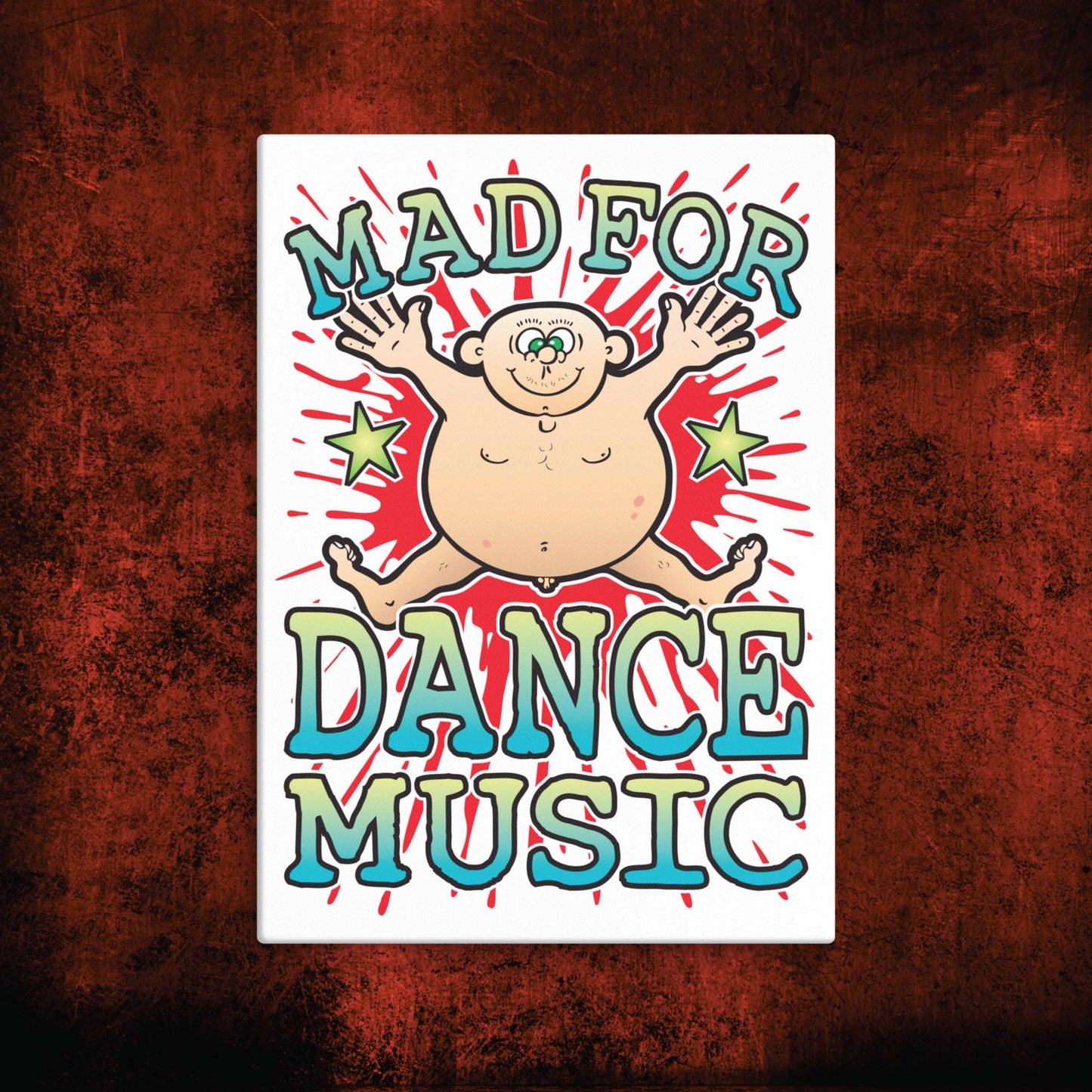 Dance Music Canvas Print 30x40cm