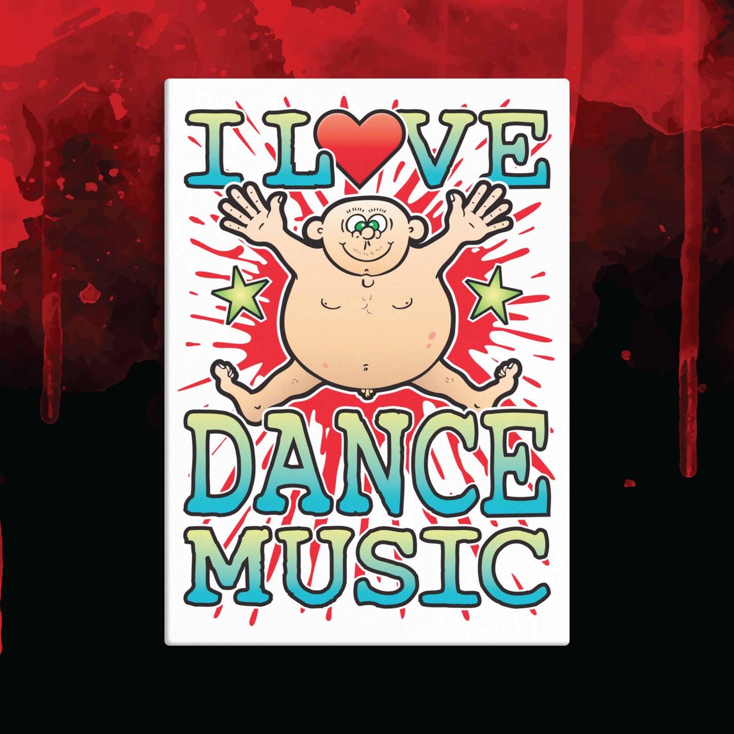 Dance Music 51x71cm Canvas Print