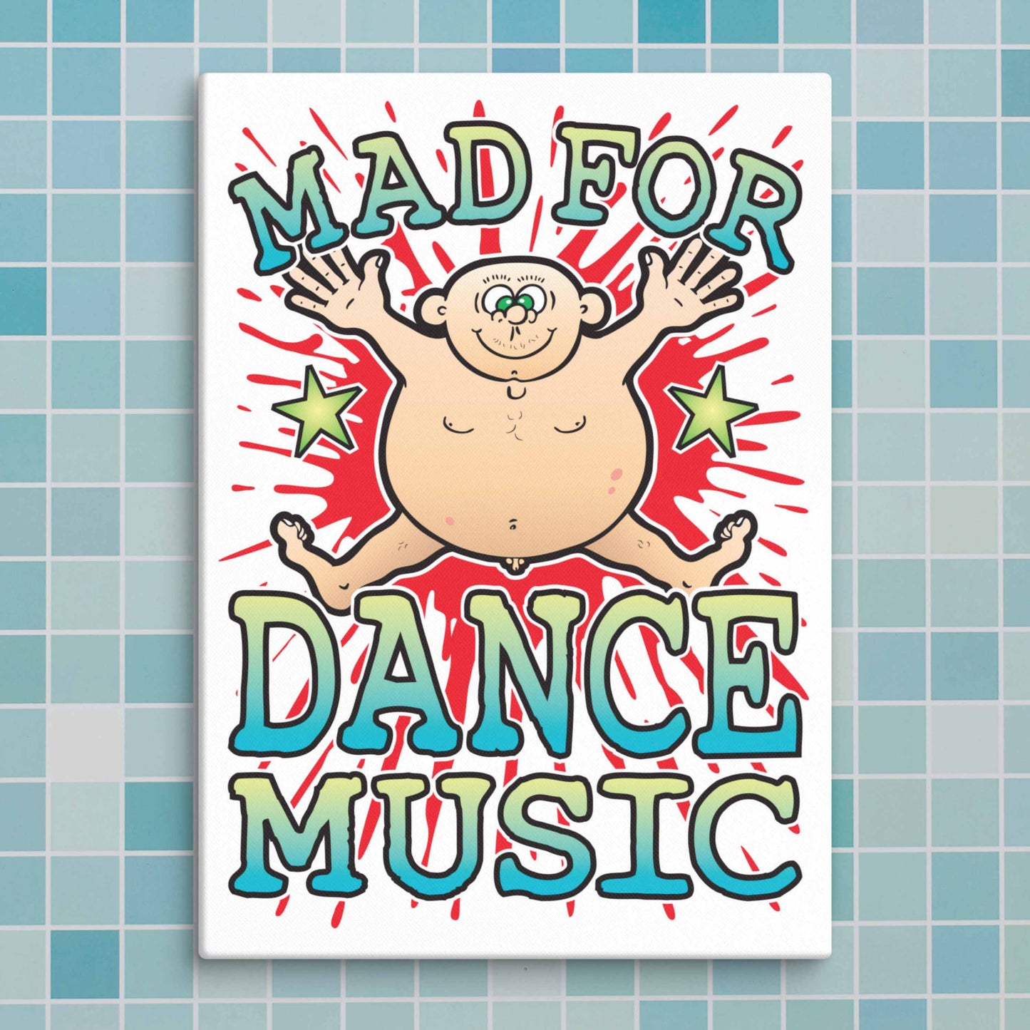 Dance Music Canvas Print 30x40cm