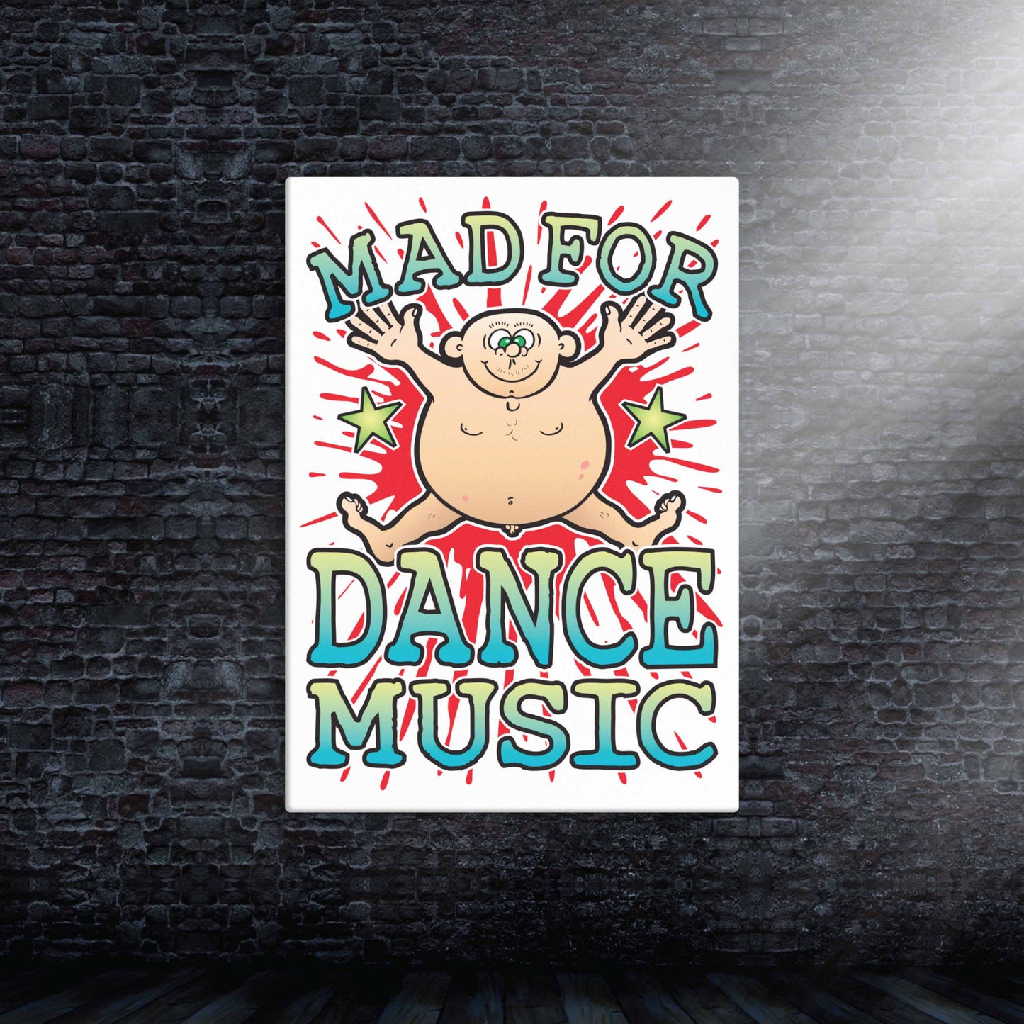 Dance Music Canvas Print 30x40cm