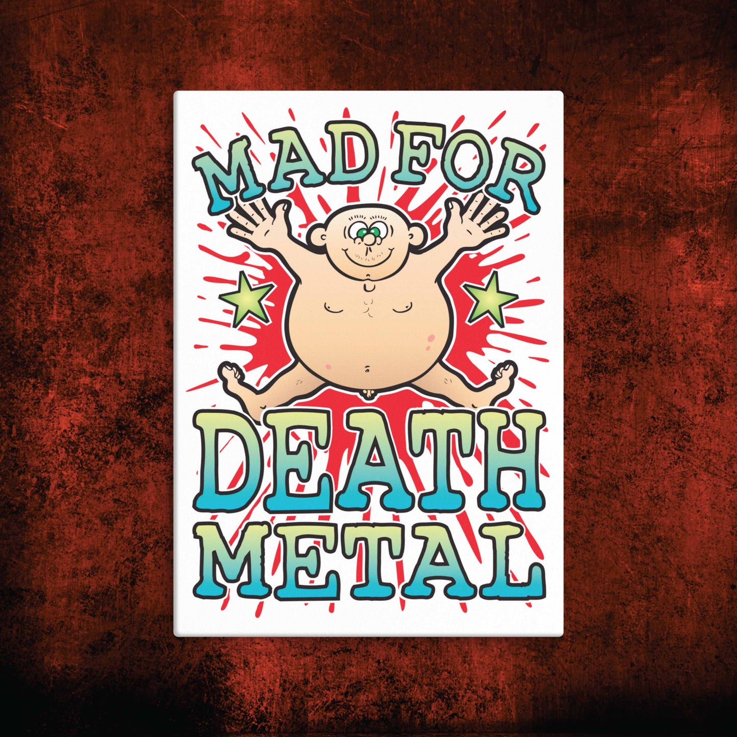 Death Metal Canvas Print 30x40cm