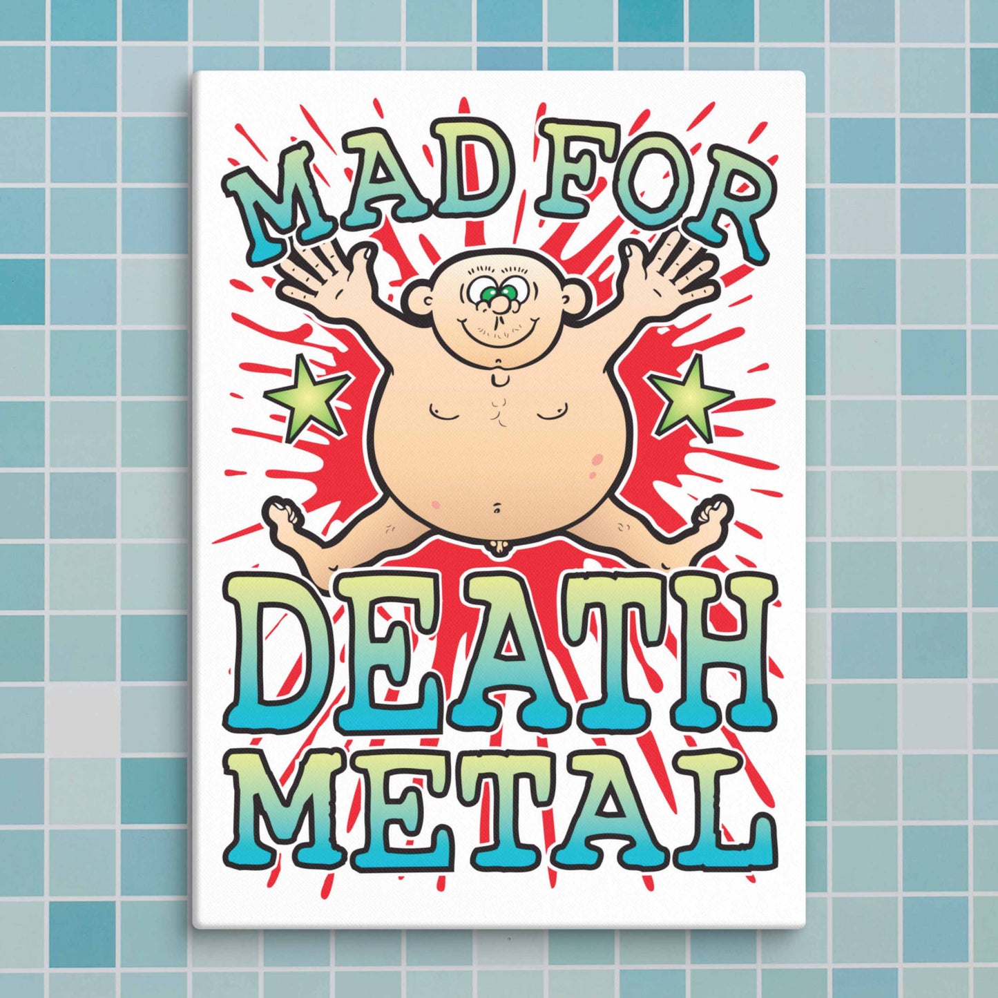 Death Metal Canvas Print 30x40cm