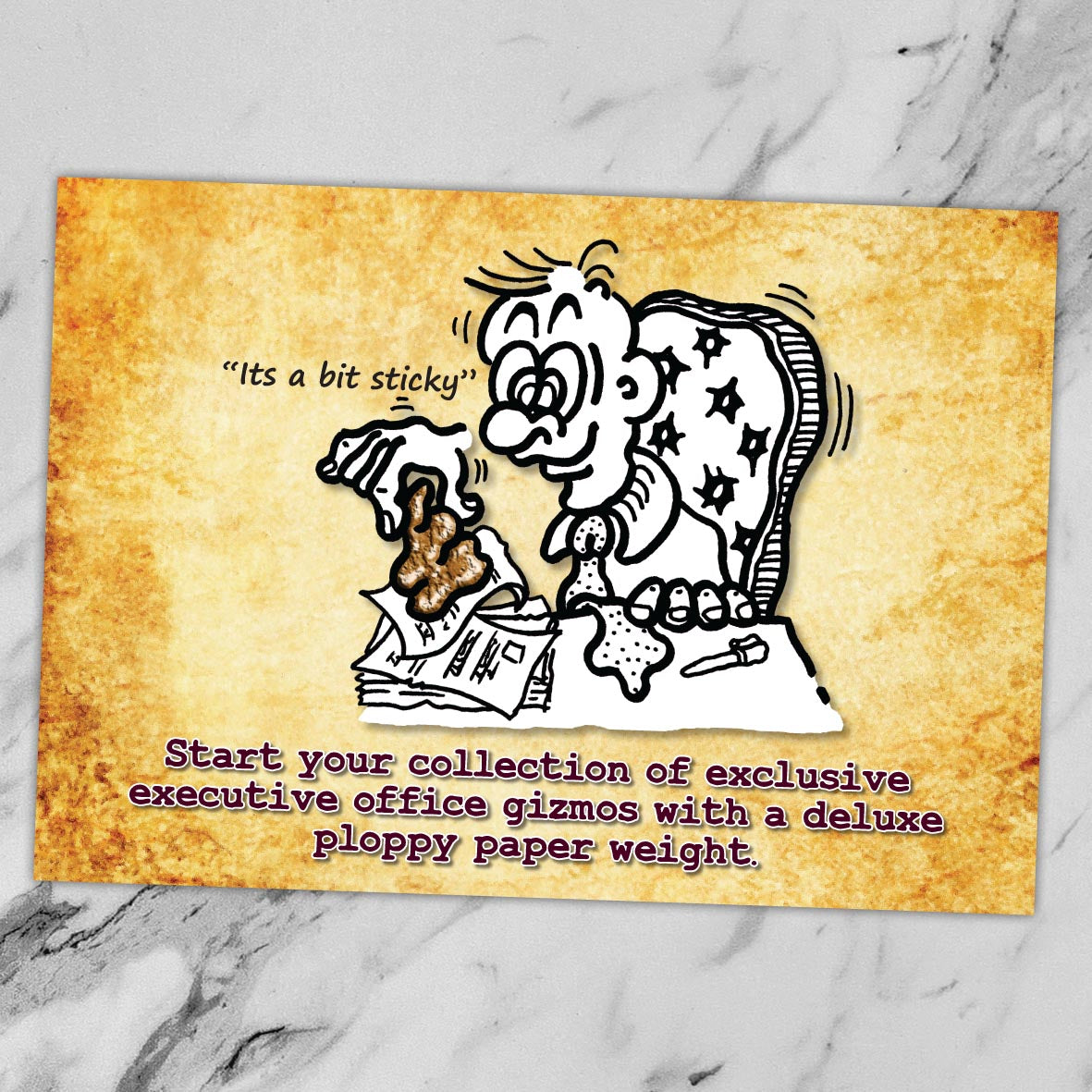 Deluxe Executive Paper Weight Cartoon Art Print