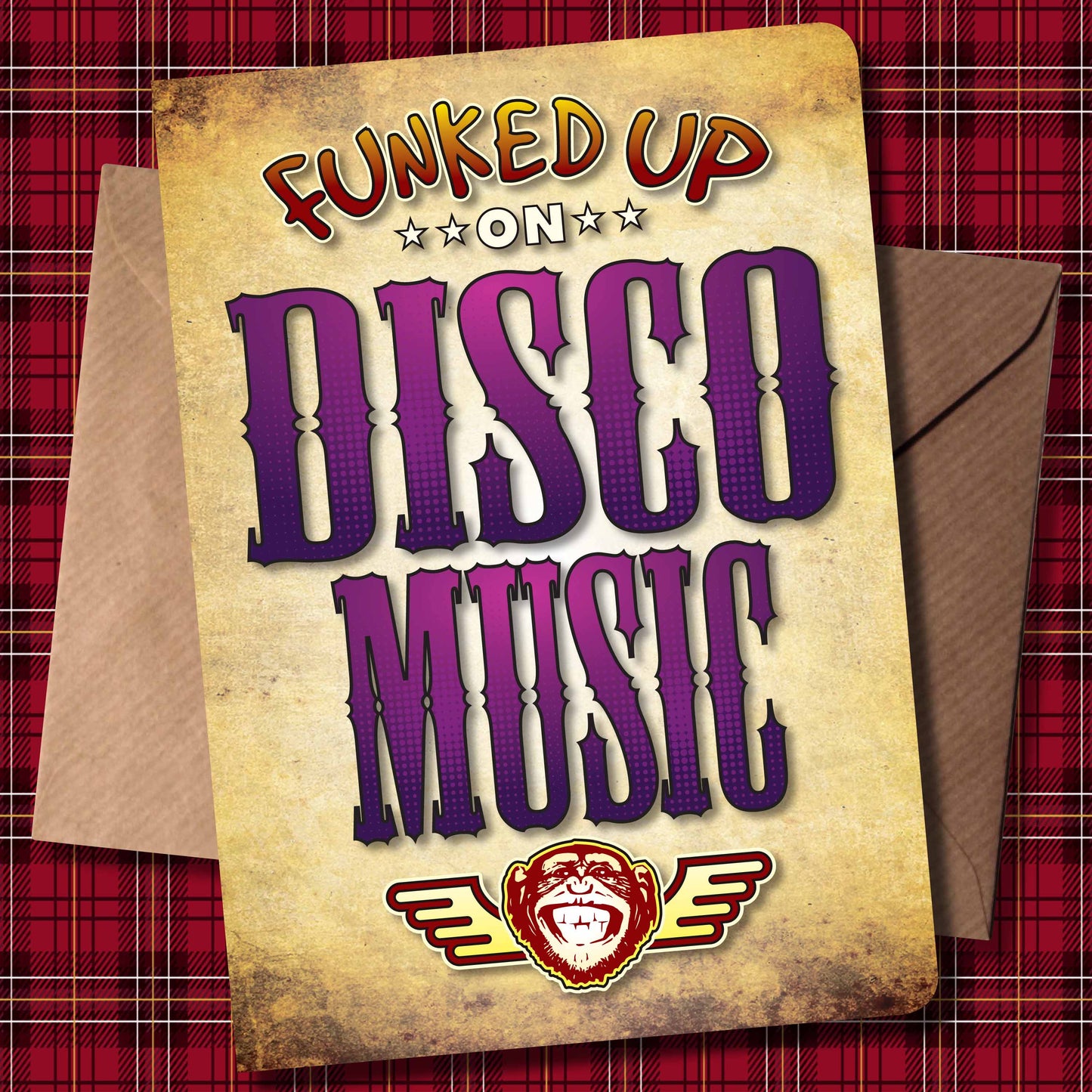 Disco Music Art Print / Poster / Birthday Card / Greetings Card