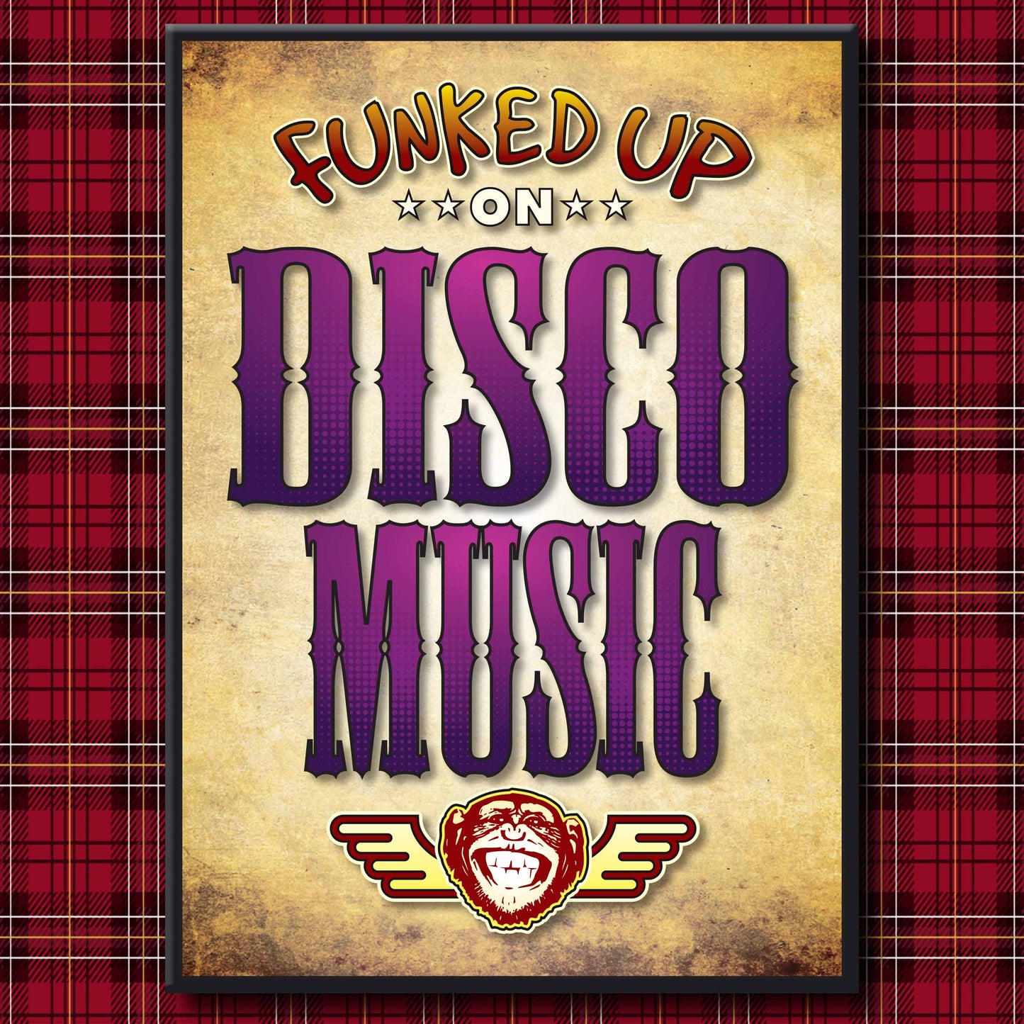 Disco Music Art Print / Poster / Birthday Card / Greetings Card
