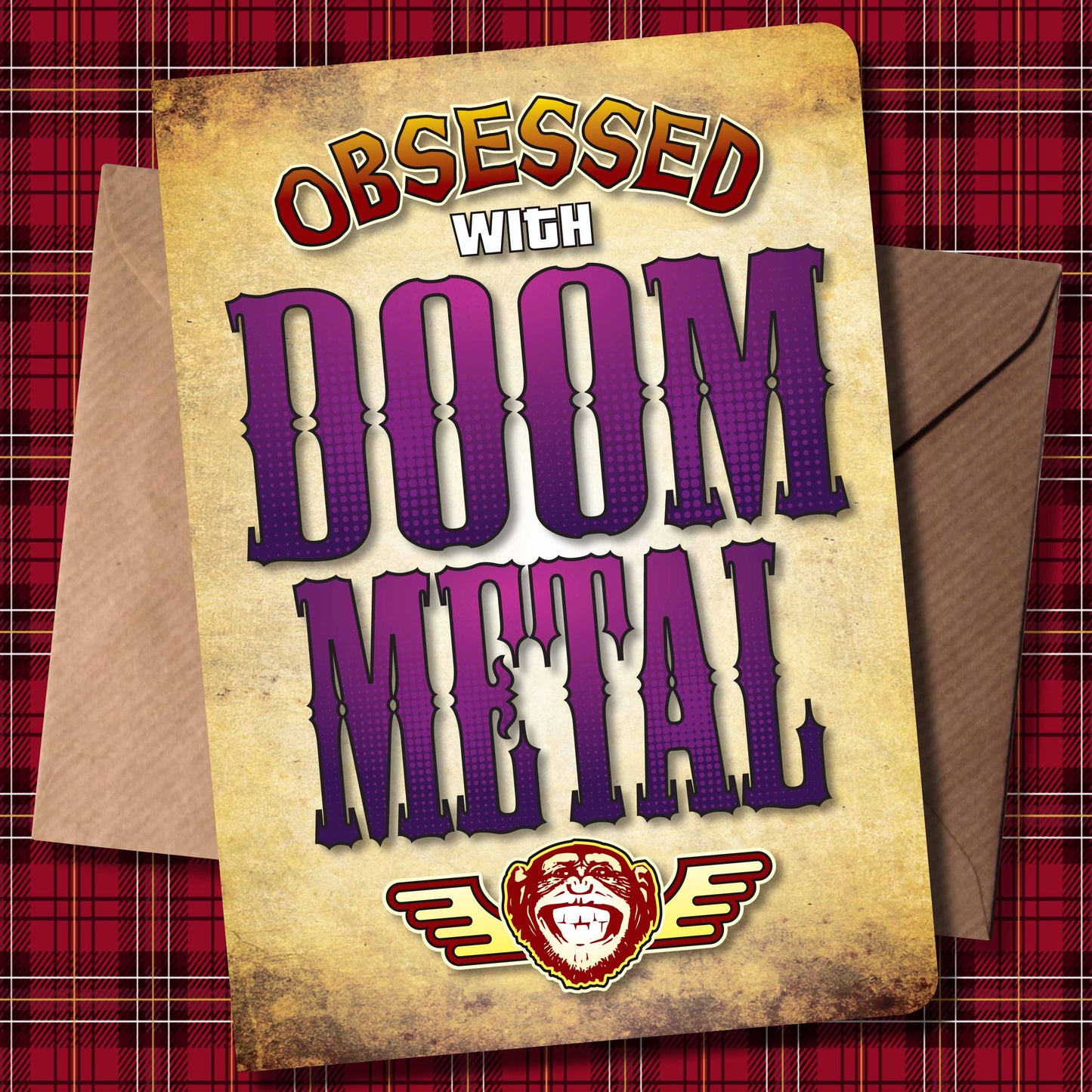 Doom Metal - Obsessed Art Poster + Birthday / Greetings Card