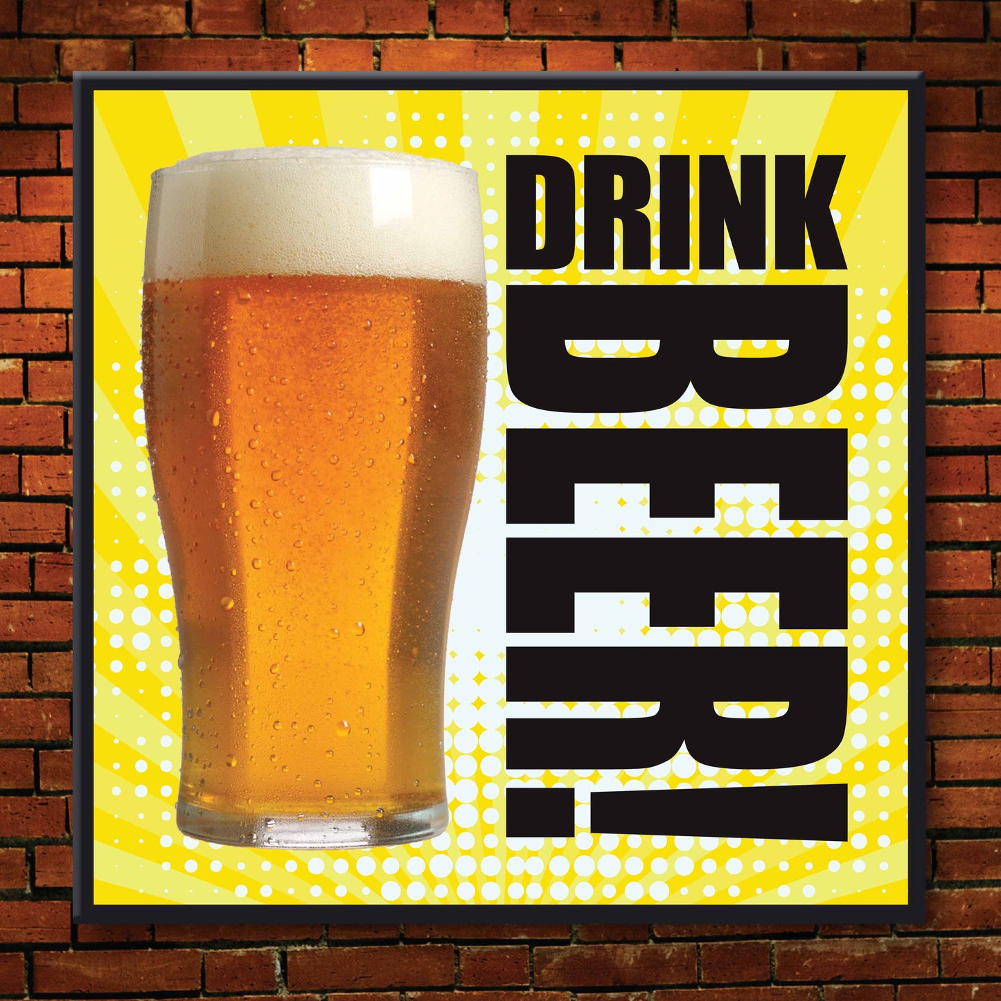 Drink Beer! Art Print + Badge + Bottle Opener + Birthday Card