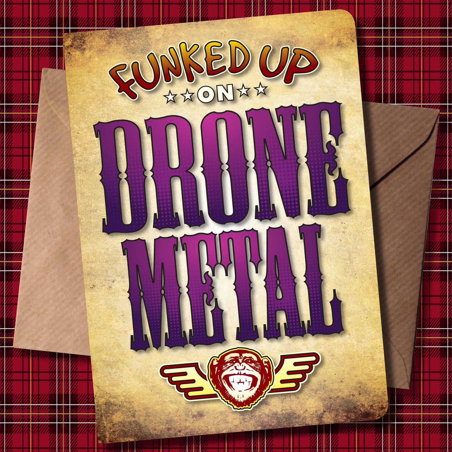 Drone Metal Art Print / Poster / Birthday Card / Greetings Card