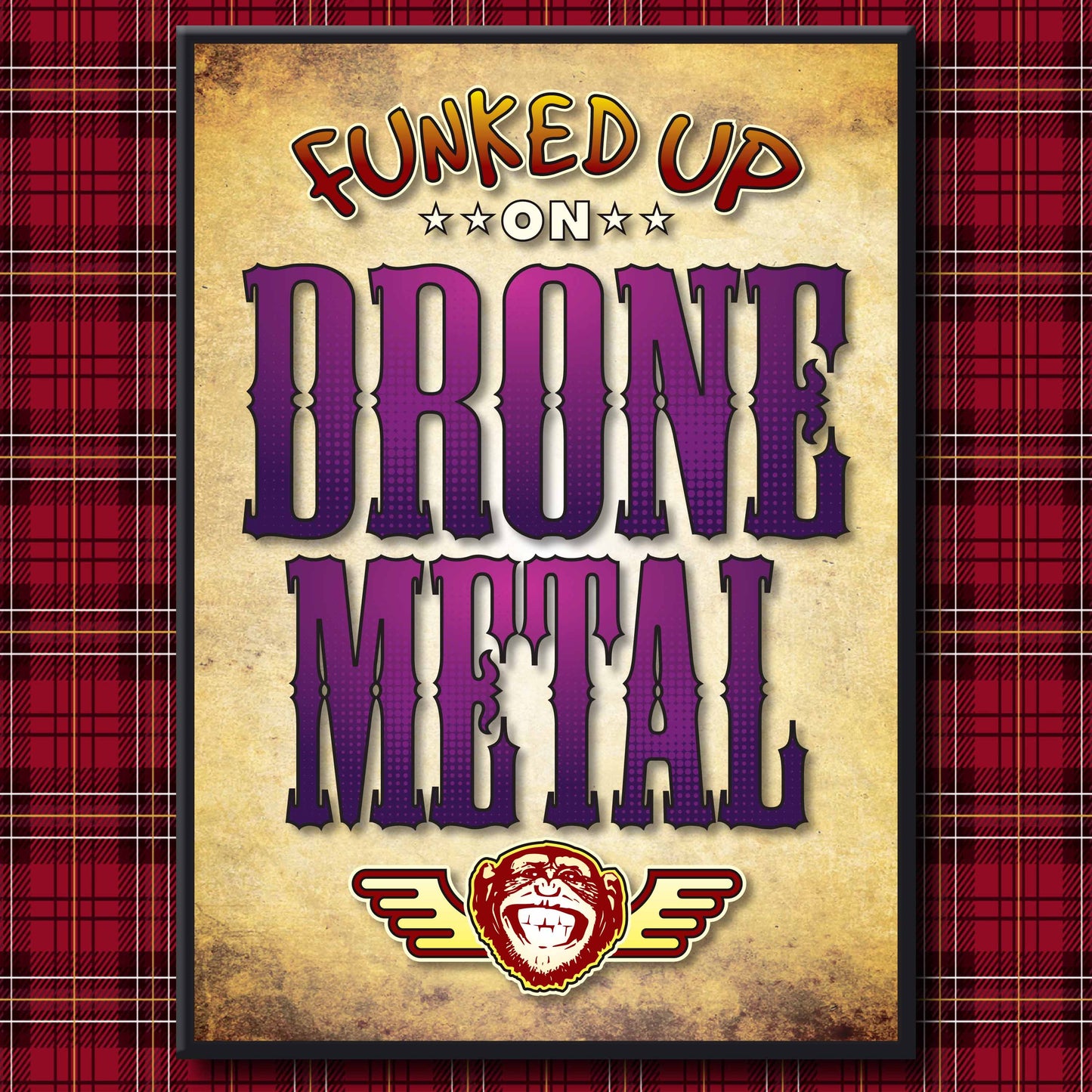 Drone Metal Art Print / Poster / Birthday Card / Greetings Card