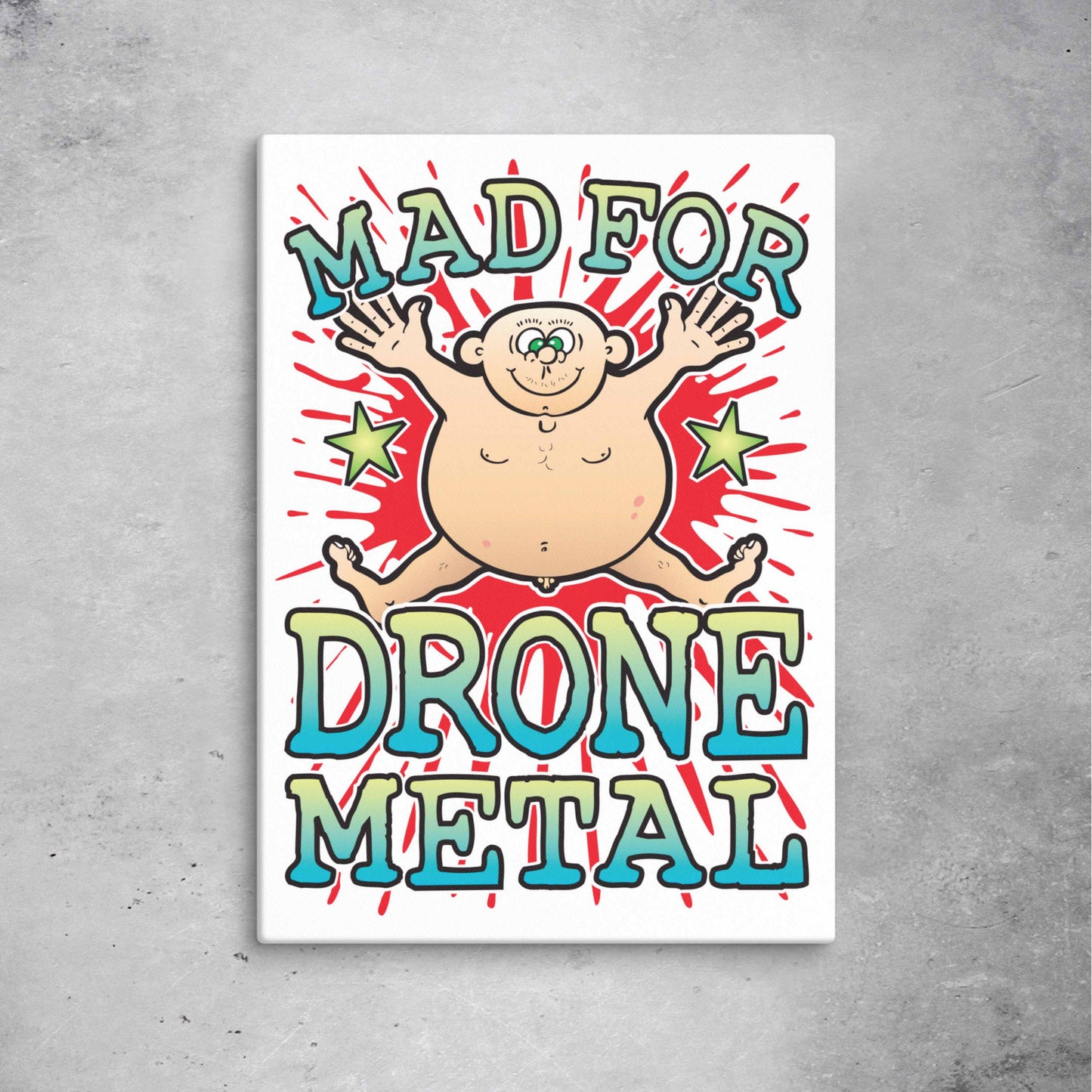 Drone Metal Canvas Print 51x71cm