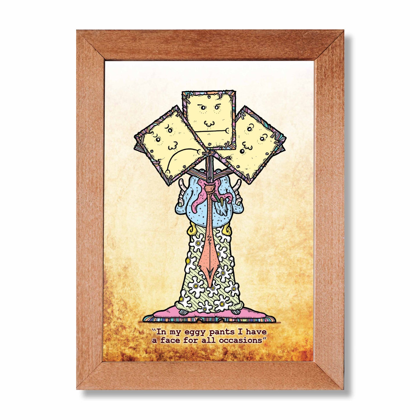 Eggy Pants Art Print