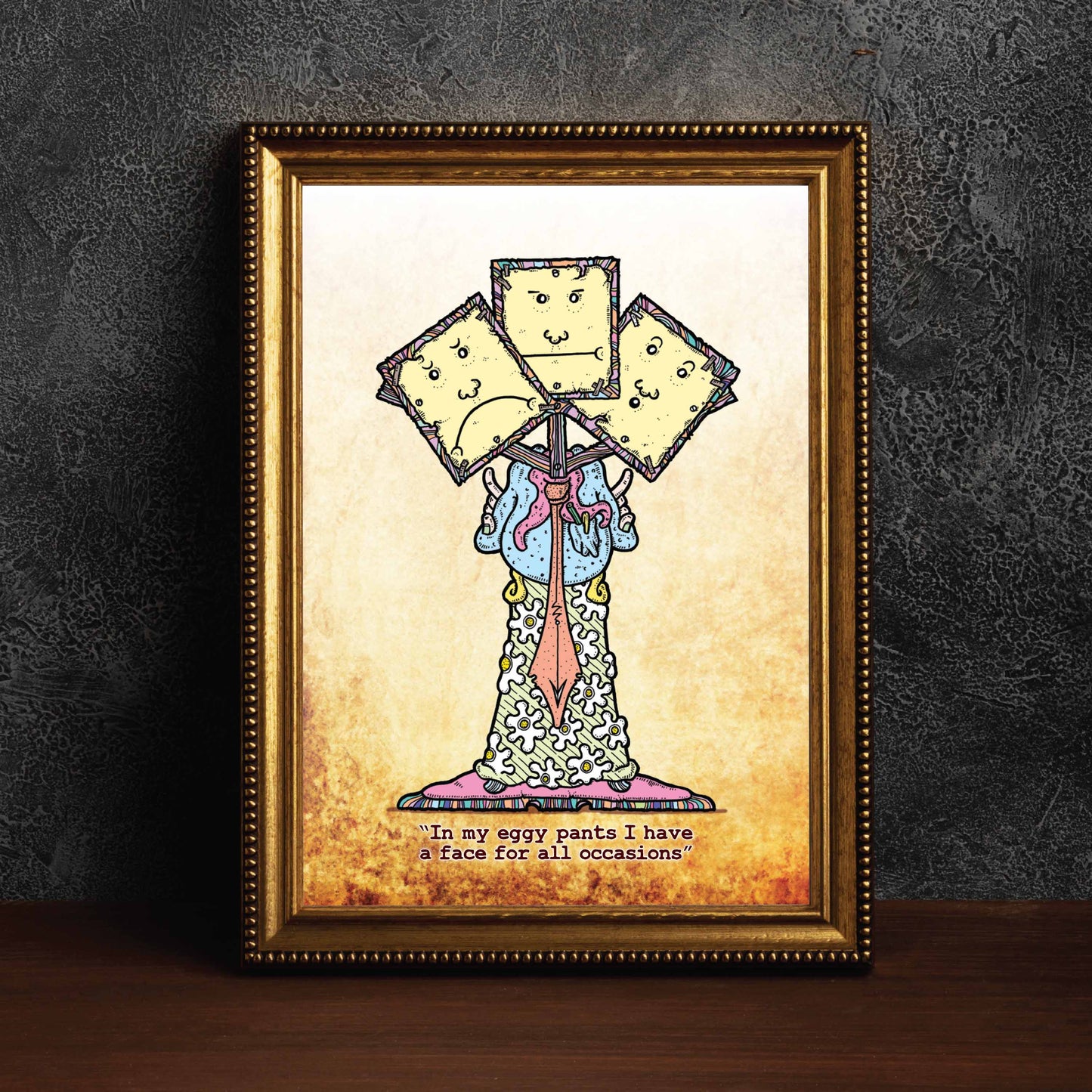 Eggy Pants Art Print