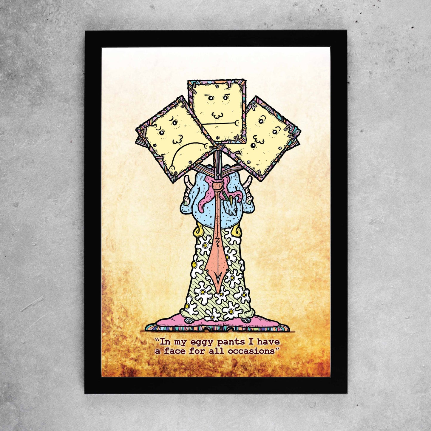 Eggy Pants Art Print