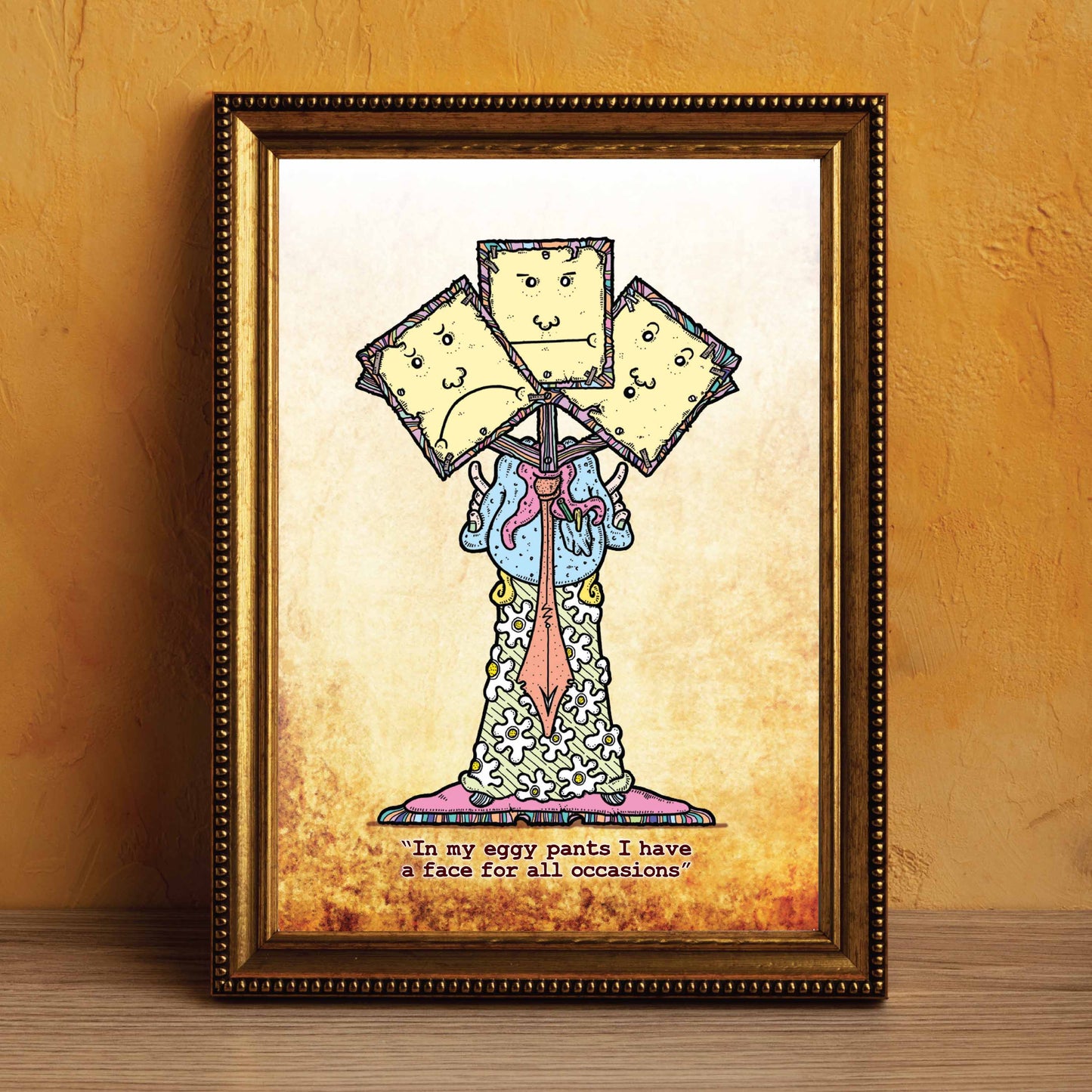 Eggy Pants Art Print