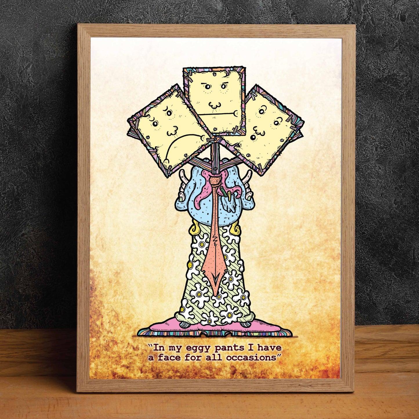 Eggy Pants Art Print