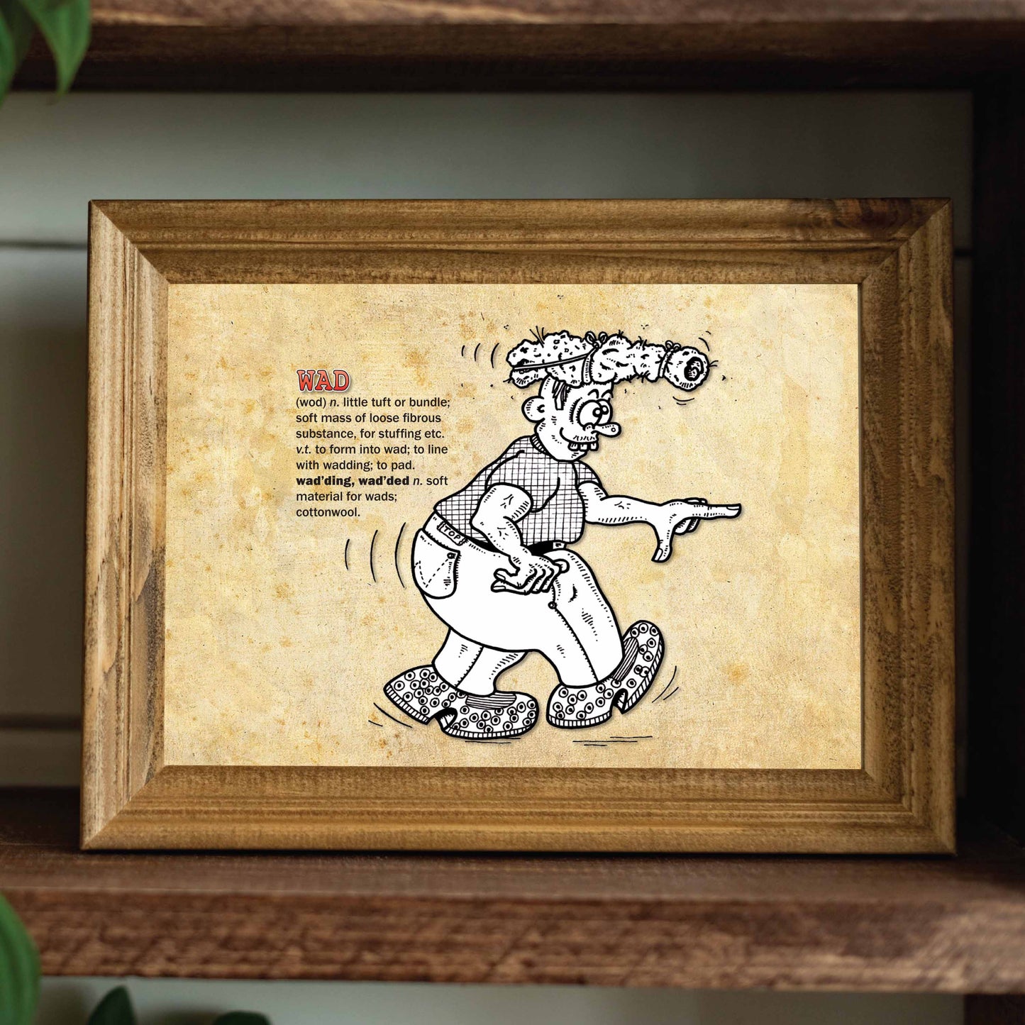 Wad Cartoon Art Print