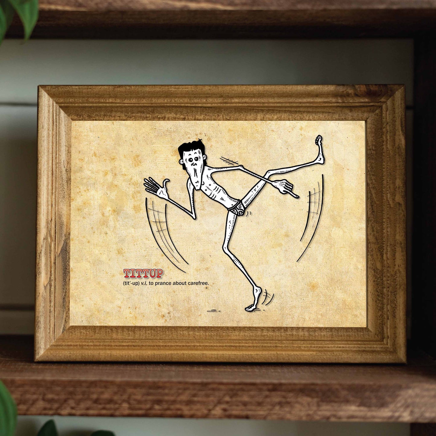 Tittup Cartoon Art Print
