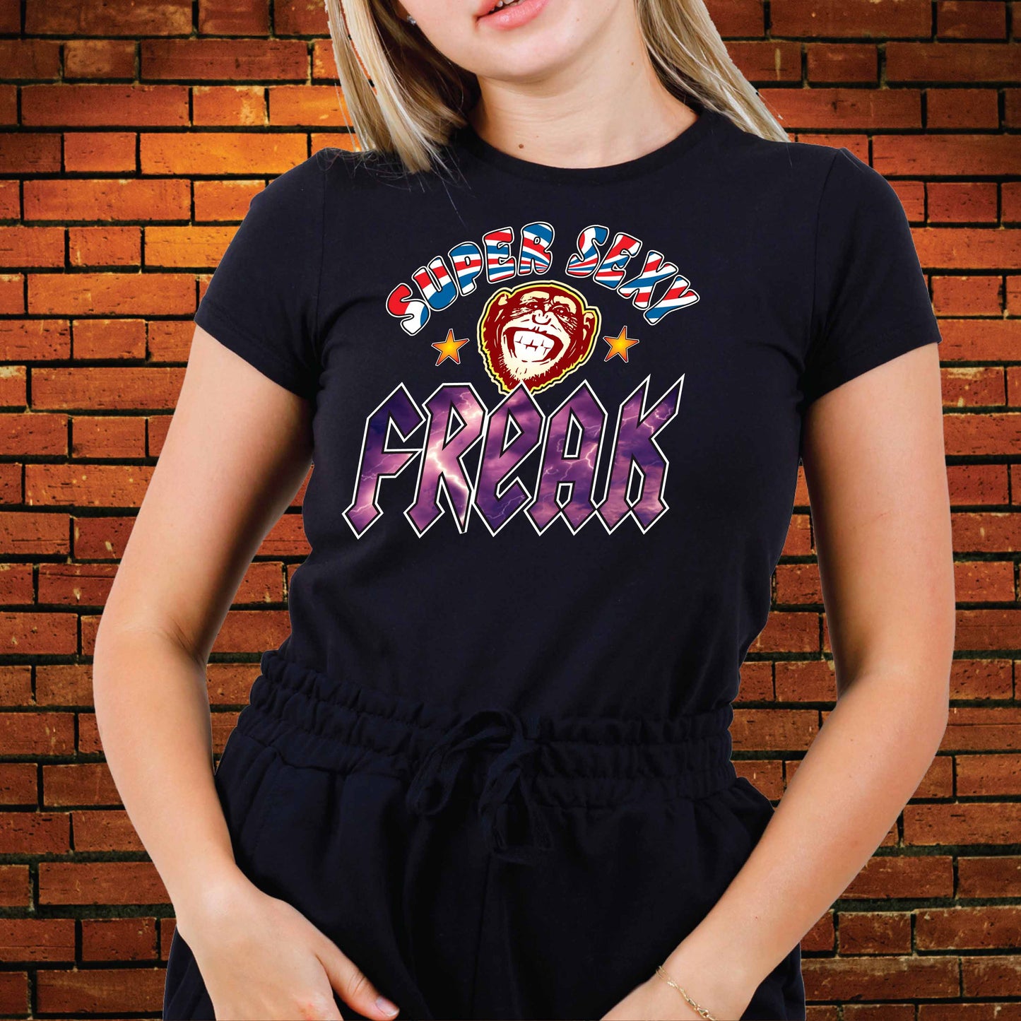 Sexy Freak Funny Slogan Cotton T-Shirt