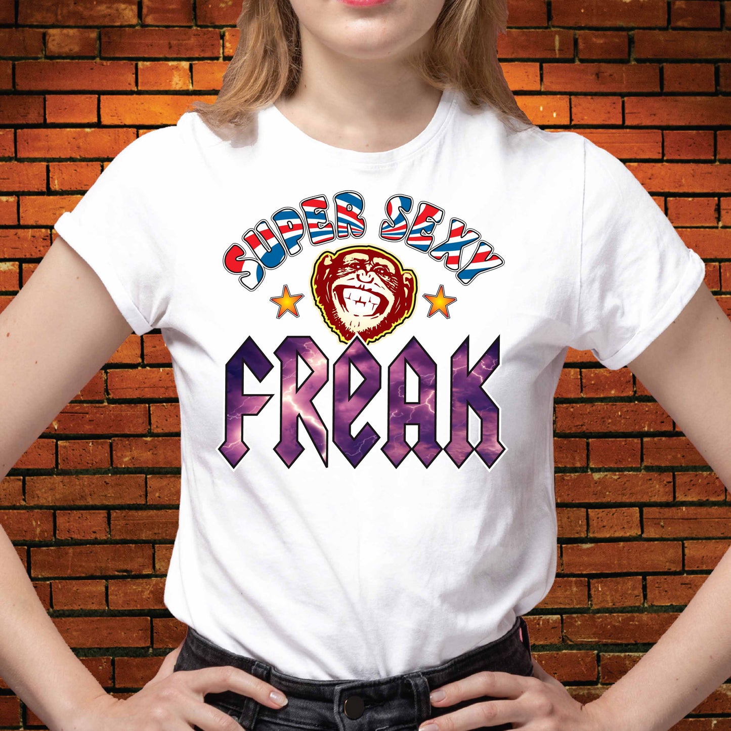 Sexy Freak Funny Slogan Cotton T-Shirt