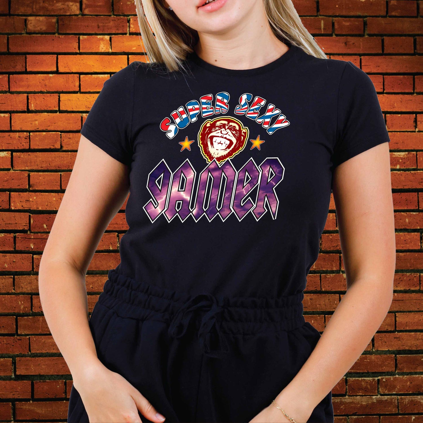 Sexy Gamer Funny Slogan Cotton T-Shirt