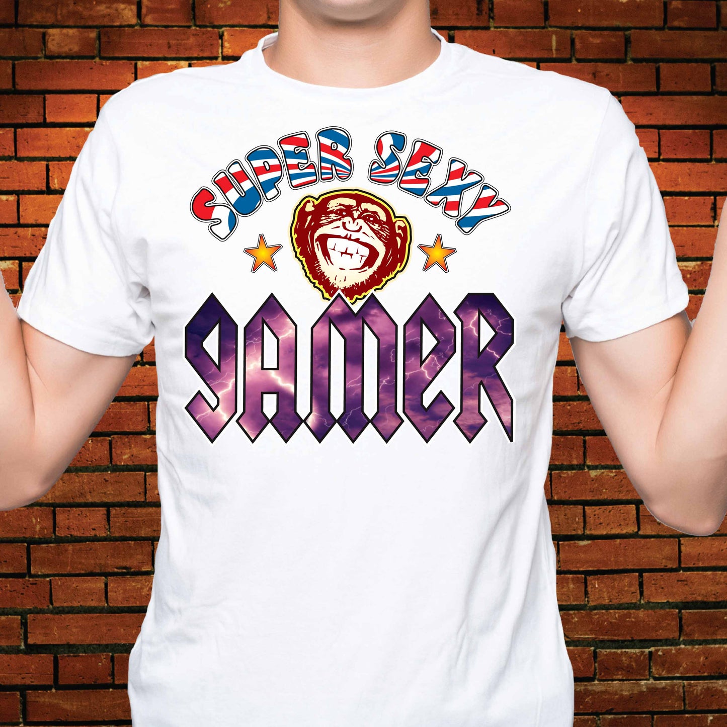 Sexy Gamer Funny Slogan Cotton T-Shirt