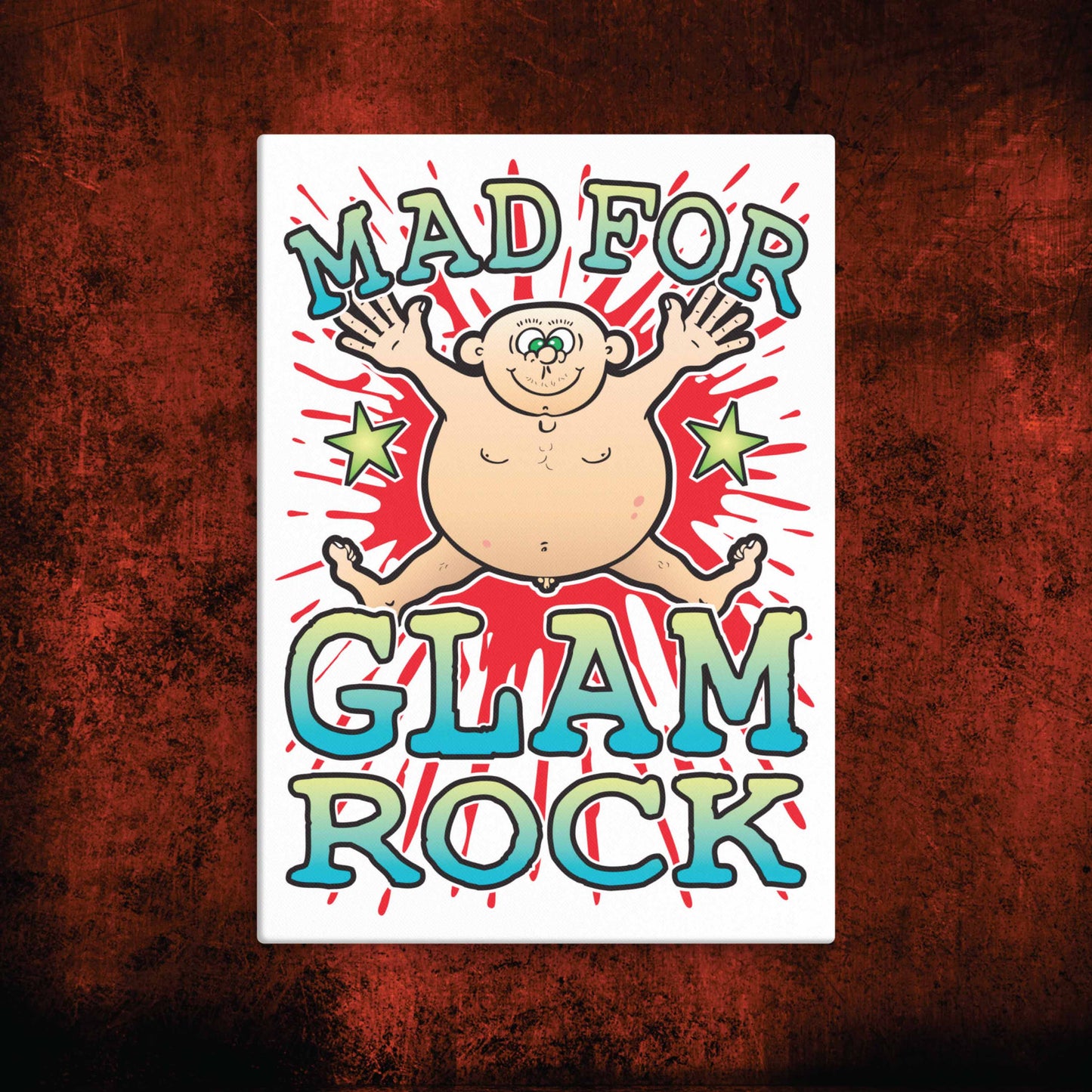 Glam Rock Canvas Print 30x40cm