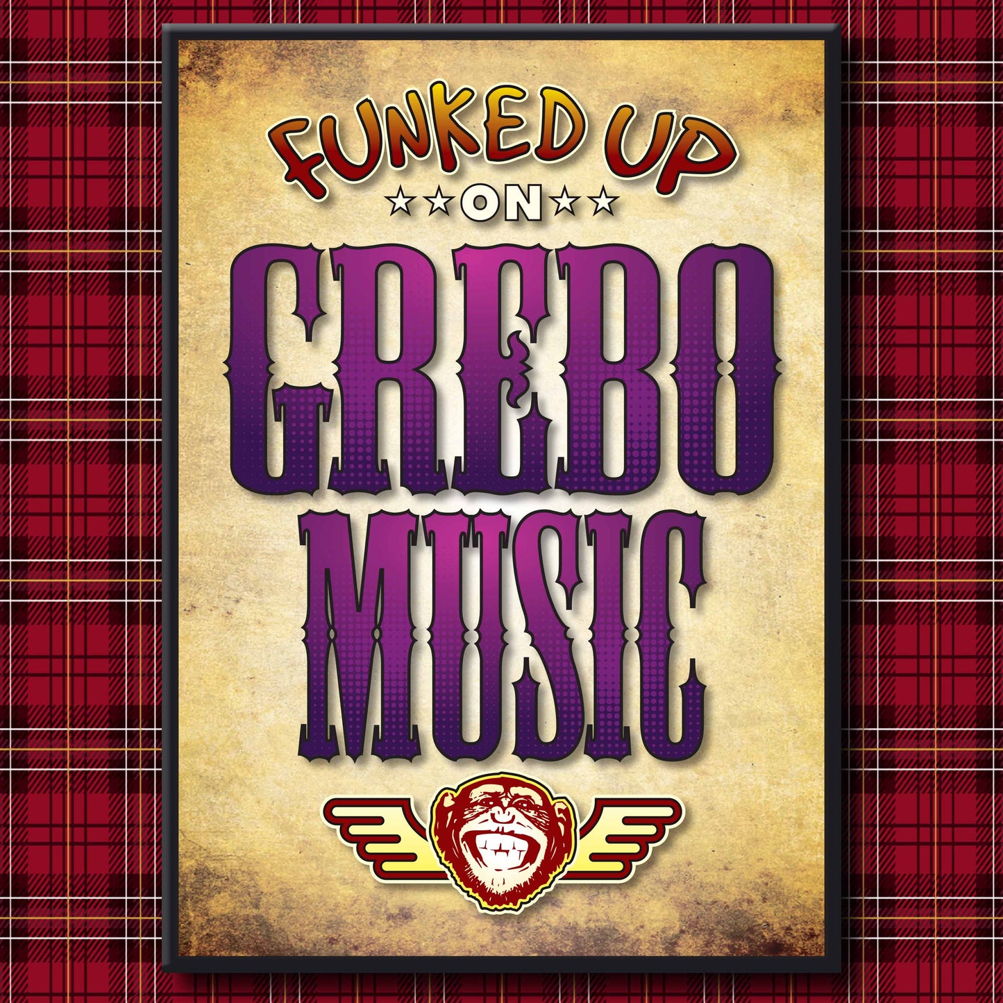 Grebo Music Art Print / Poster / Birthday Card / Greetings Card