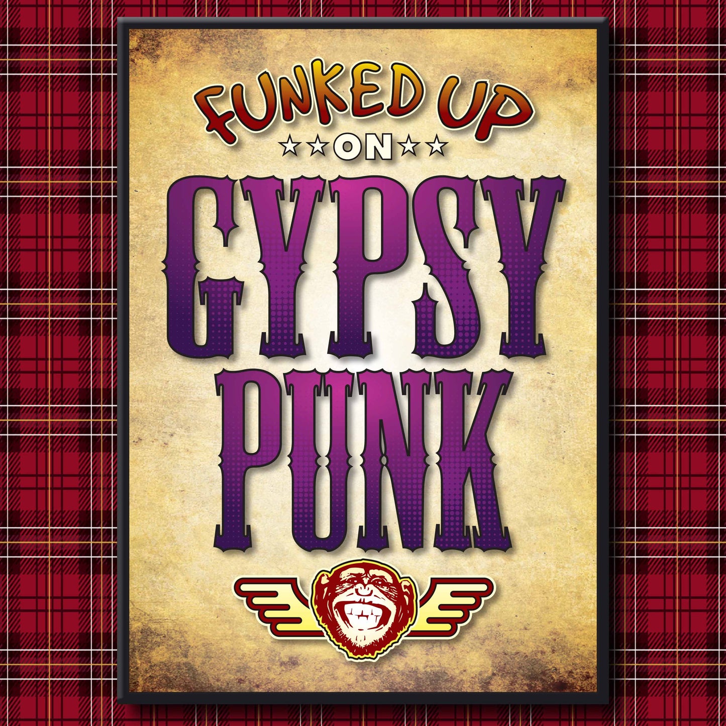 Gypsy Punk Art Print / Poster / Birthday Card / Greetings Card