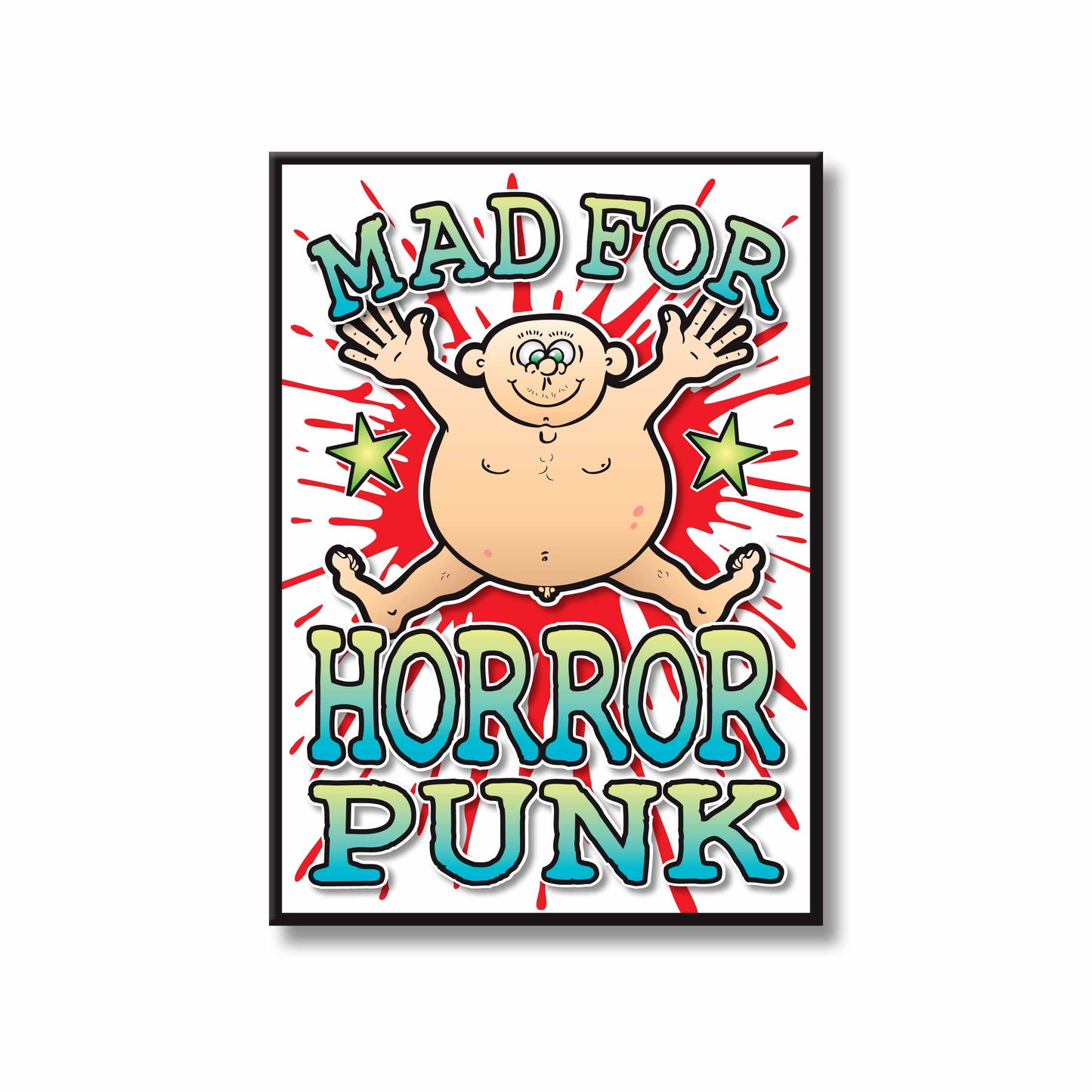 Horror Punk Art Print / Mad For Music Poster / Wall Décor