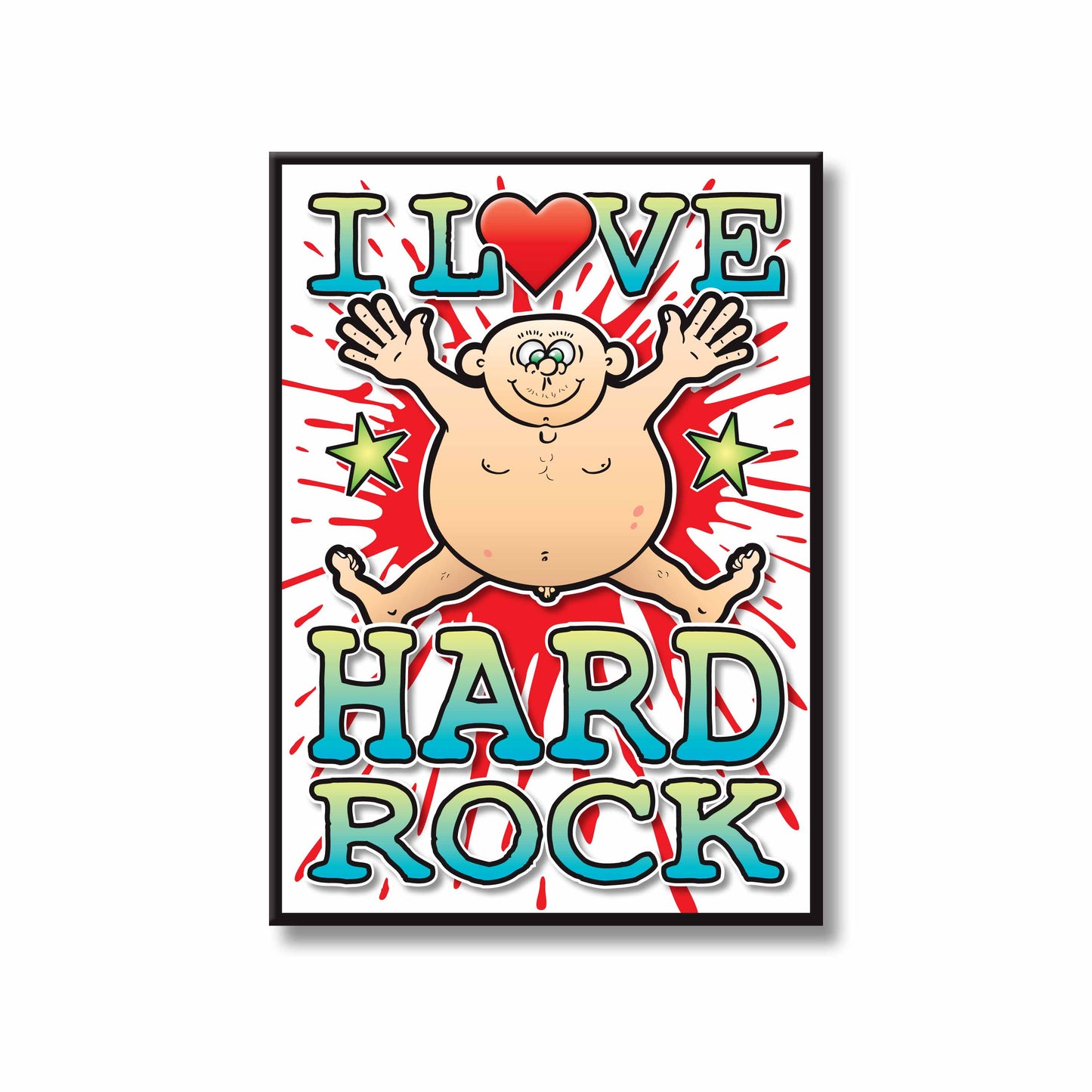 Hard Rock Art Print / Love Music Poster / Wall Décor / Rock Guru