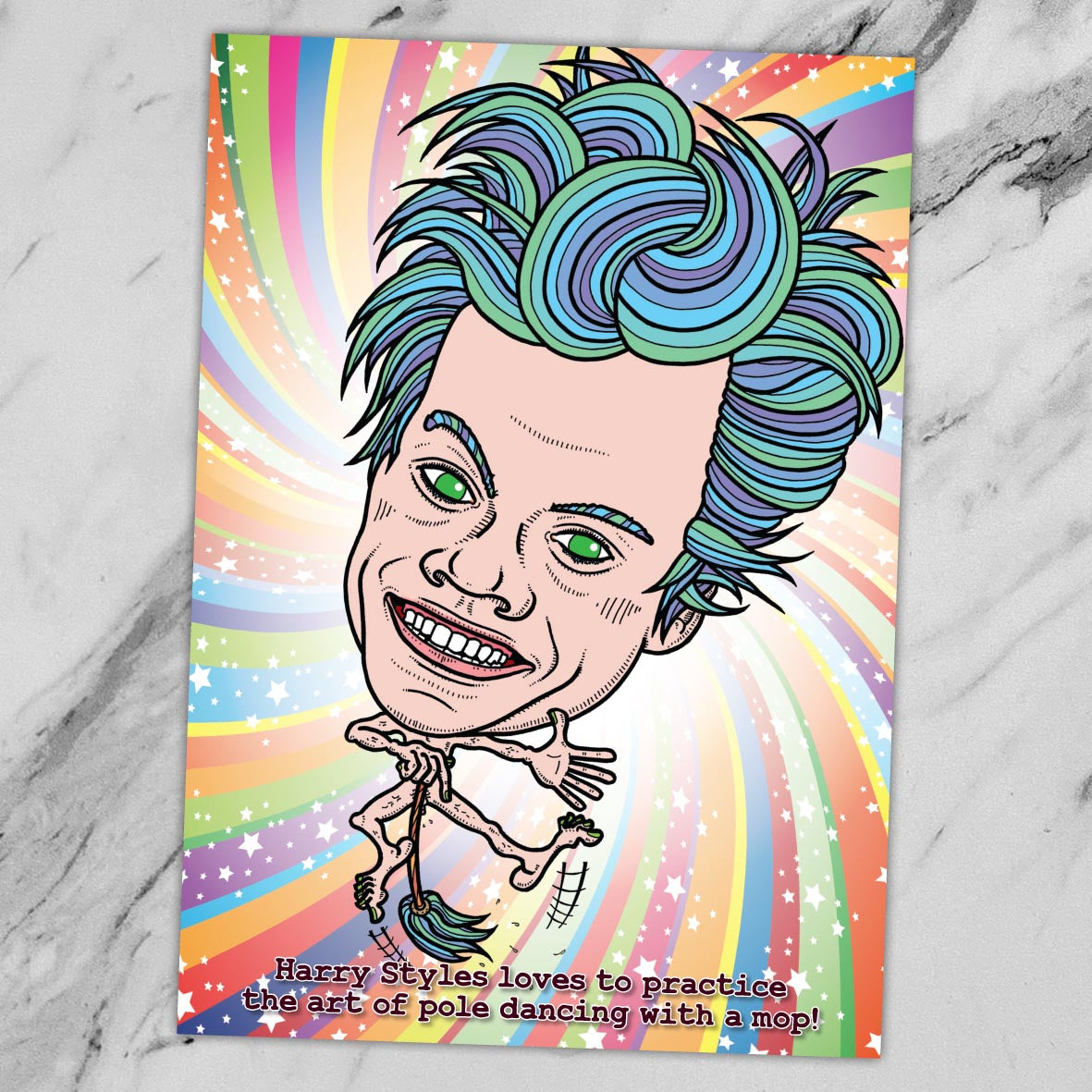 Harry Styles Pop Art Print