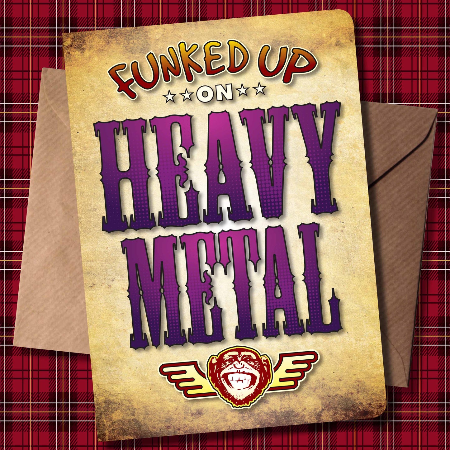 Heavy Metal Art Print / Poster / Birthday Card / Greetings Card