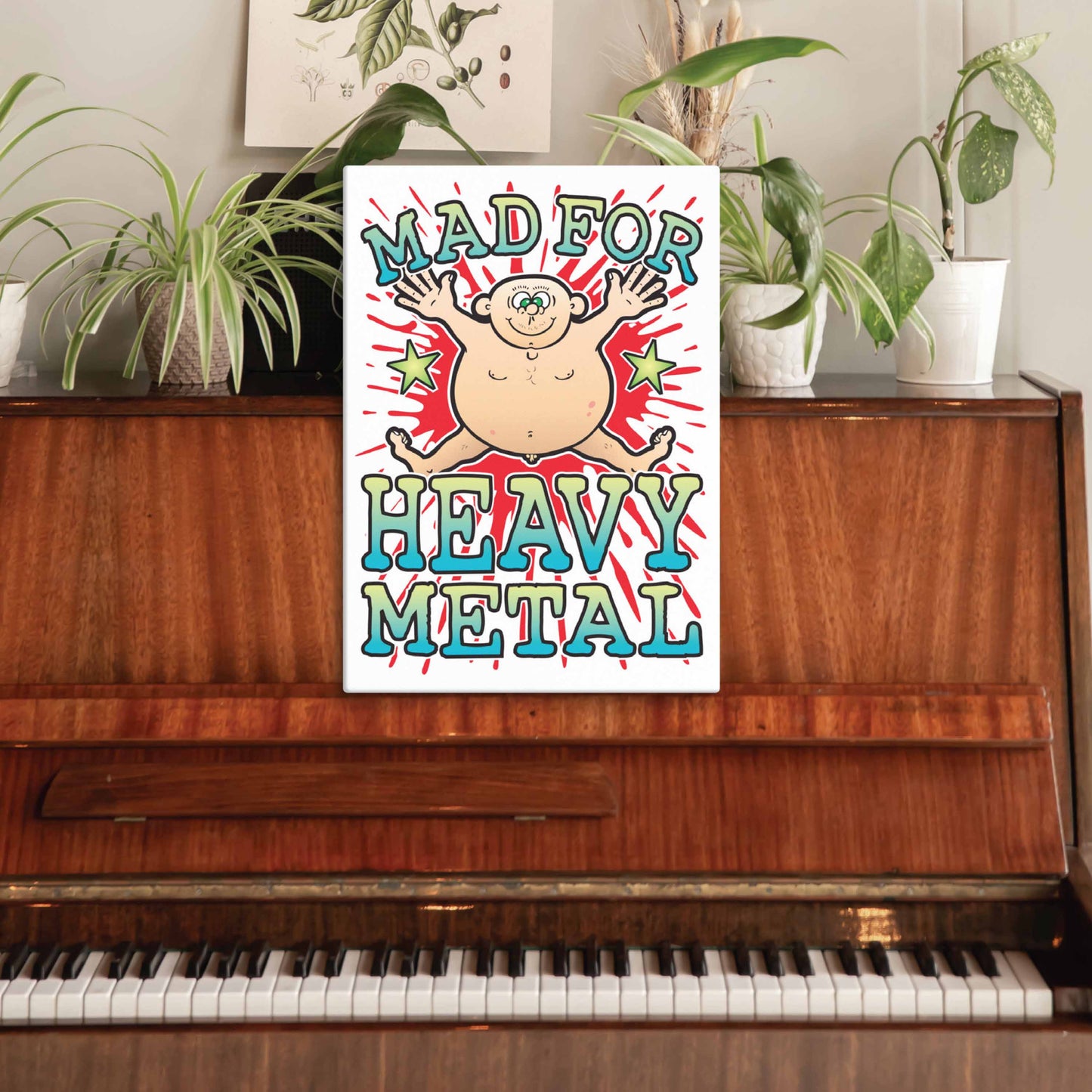Heavy Metal Canvas Print 30x40cm
