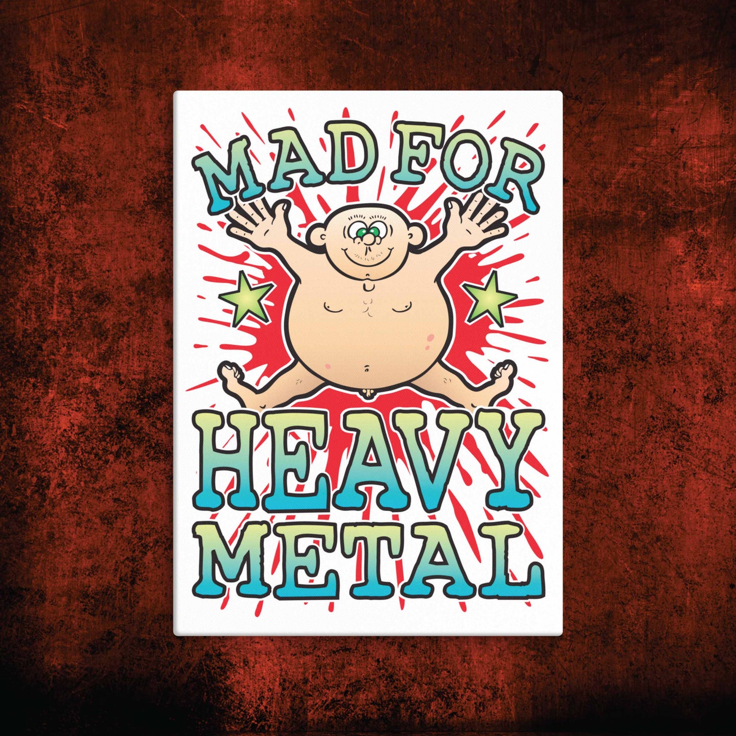 Heavy Metal Canvas Print 30x40cm