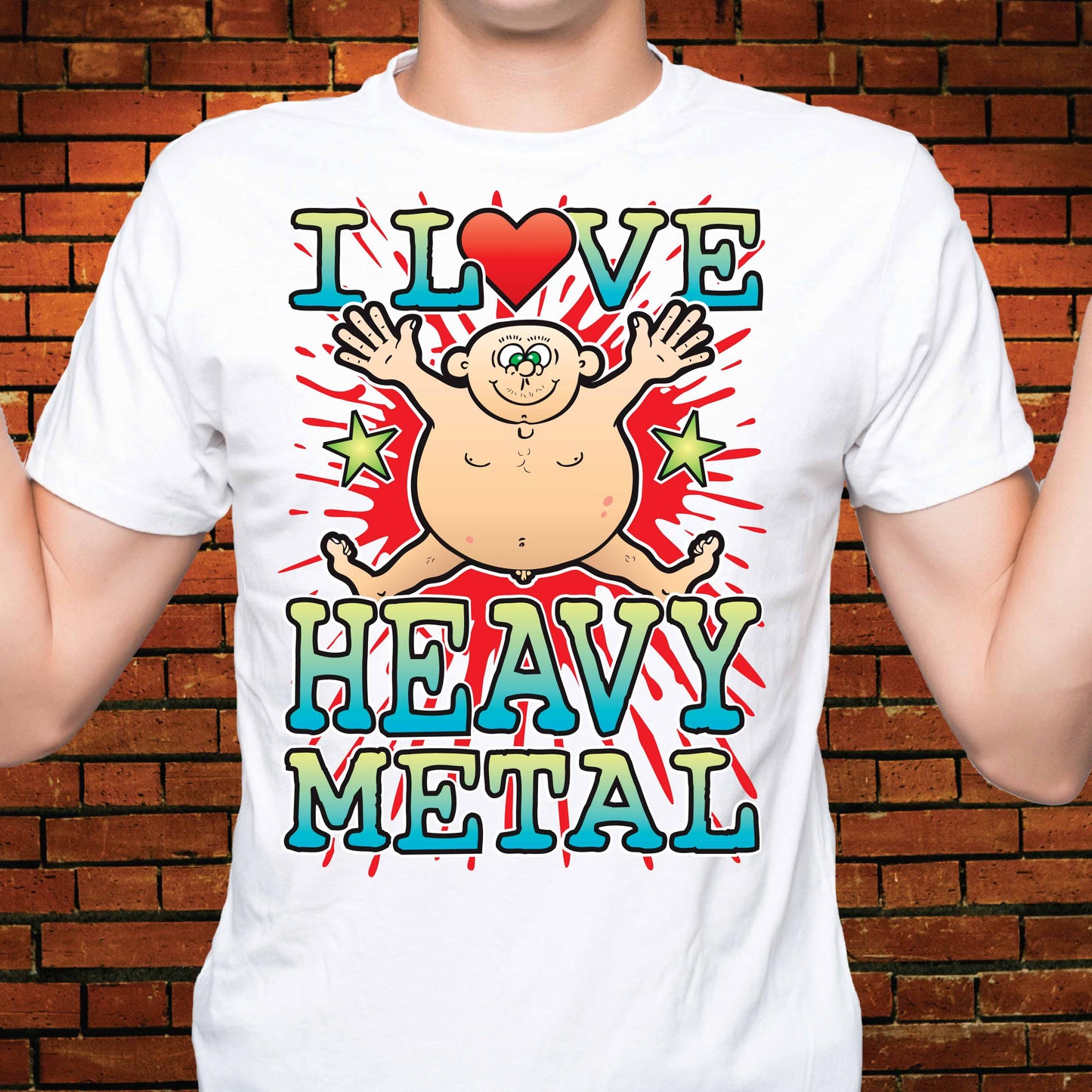 Heavy Metal Cotton Love Music T-Shirt