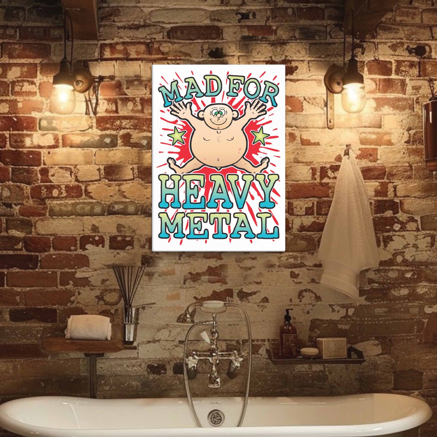 Heavy Metal Canvas Print 30x40cm