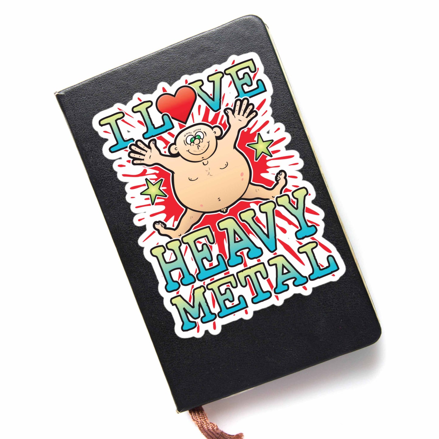 Heavy Metal Vinyl Kiss-Cut Sticker / 14 x 10cm