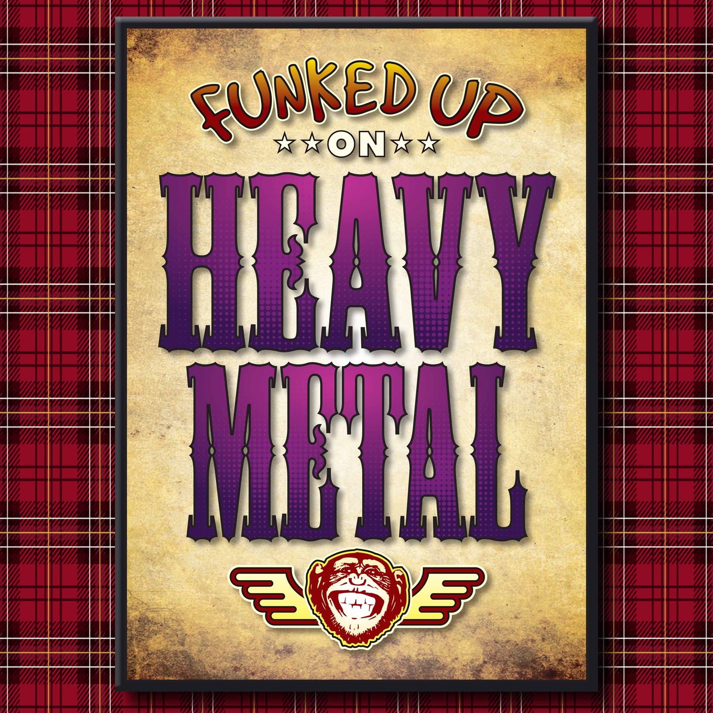 Heavy Metal Art Print / Poster / Birthday Card / Greetings Card