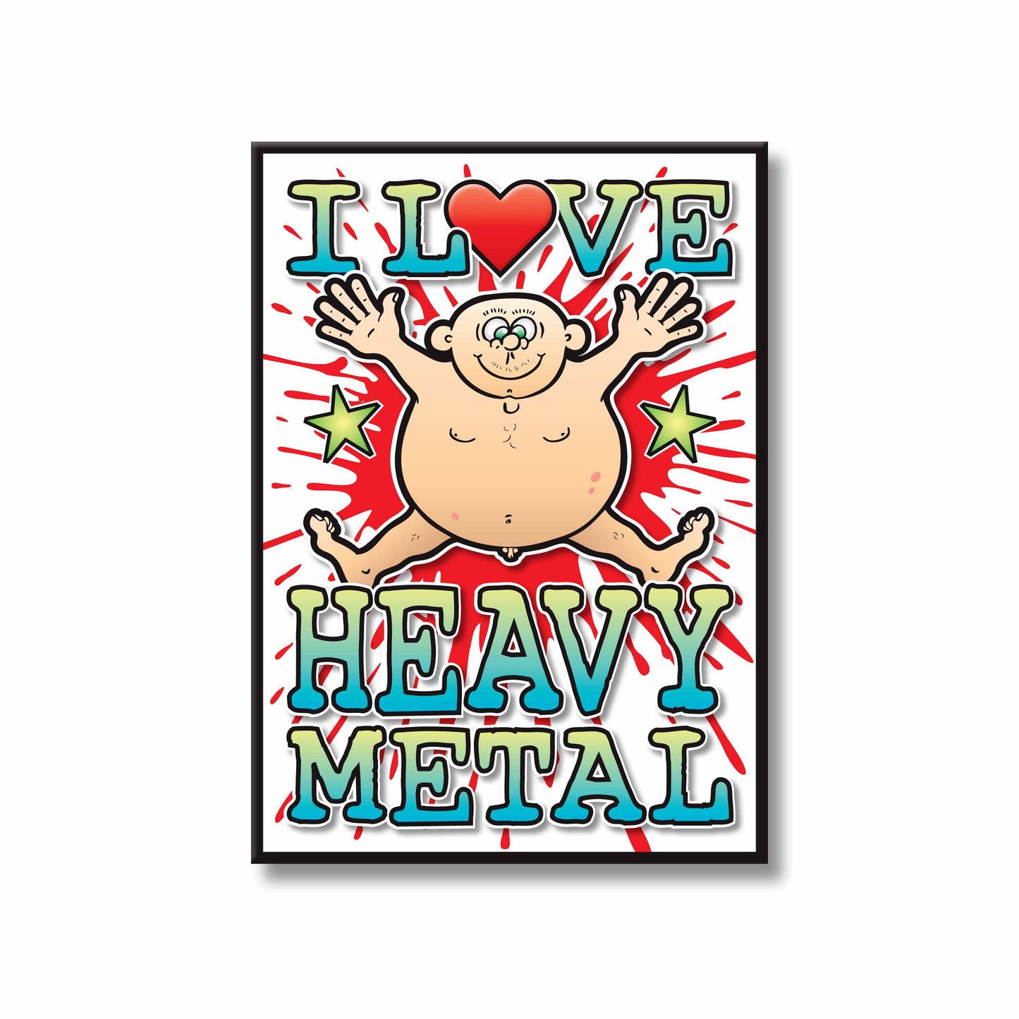 Heavy Metal Art Print / Love Music Poster / Wall Décor / Rock Guru