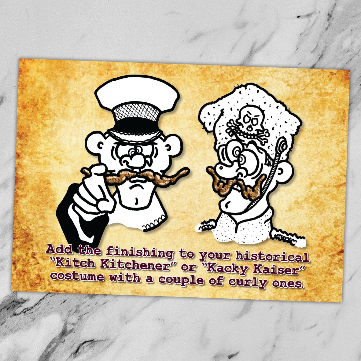 Historical Tash Cartoon Art Print