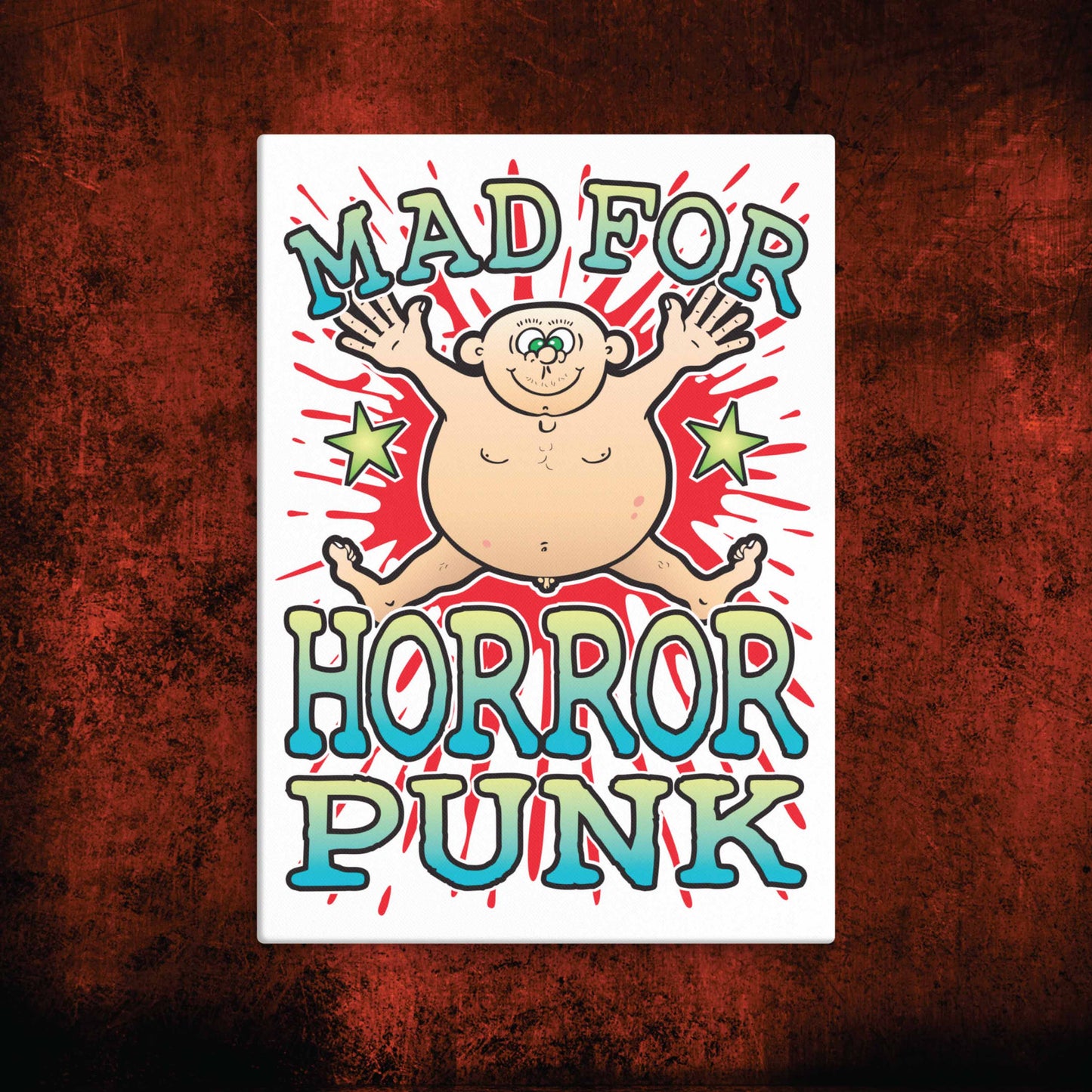 Horror Punk Canvas Print 30x40cm