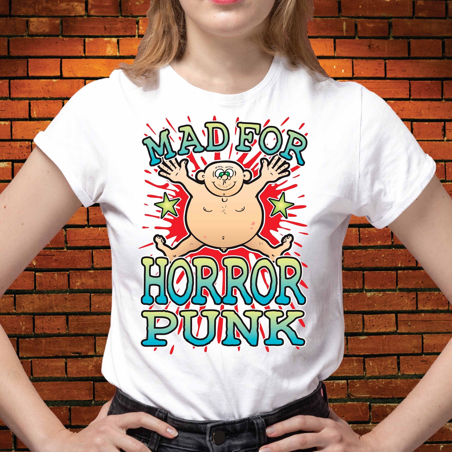 Horror Punk Cotton T-Shirt