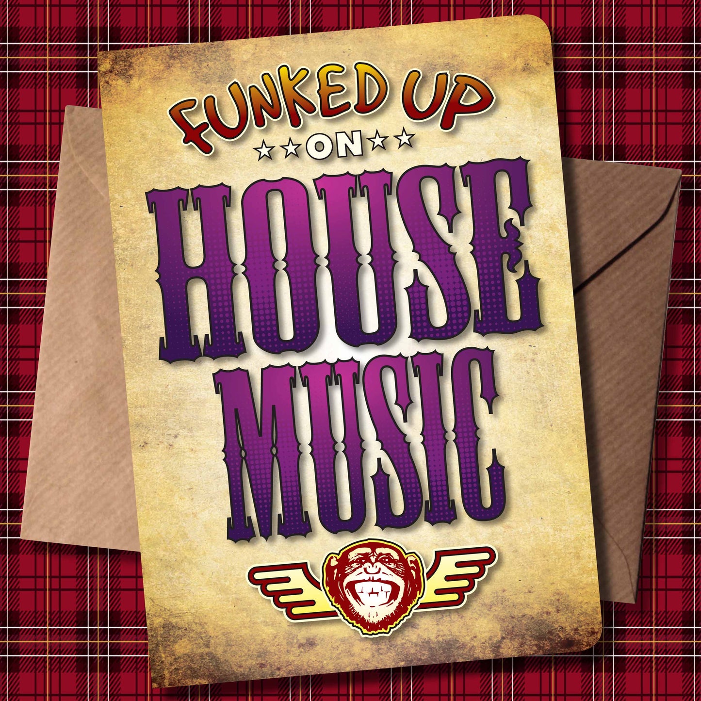 House Music Art Print / Poster / Birthday Card / Greetings Card