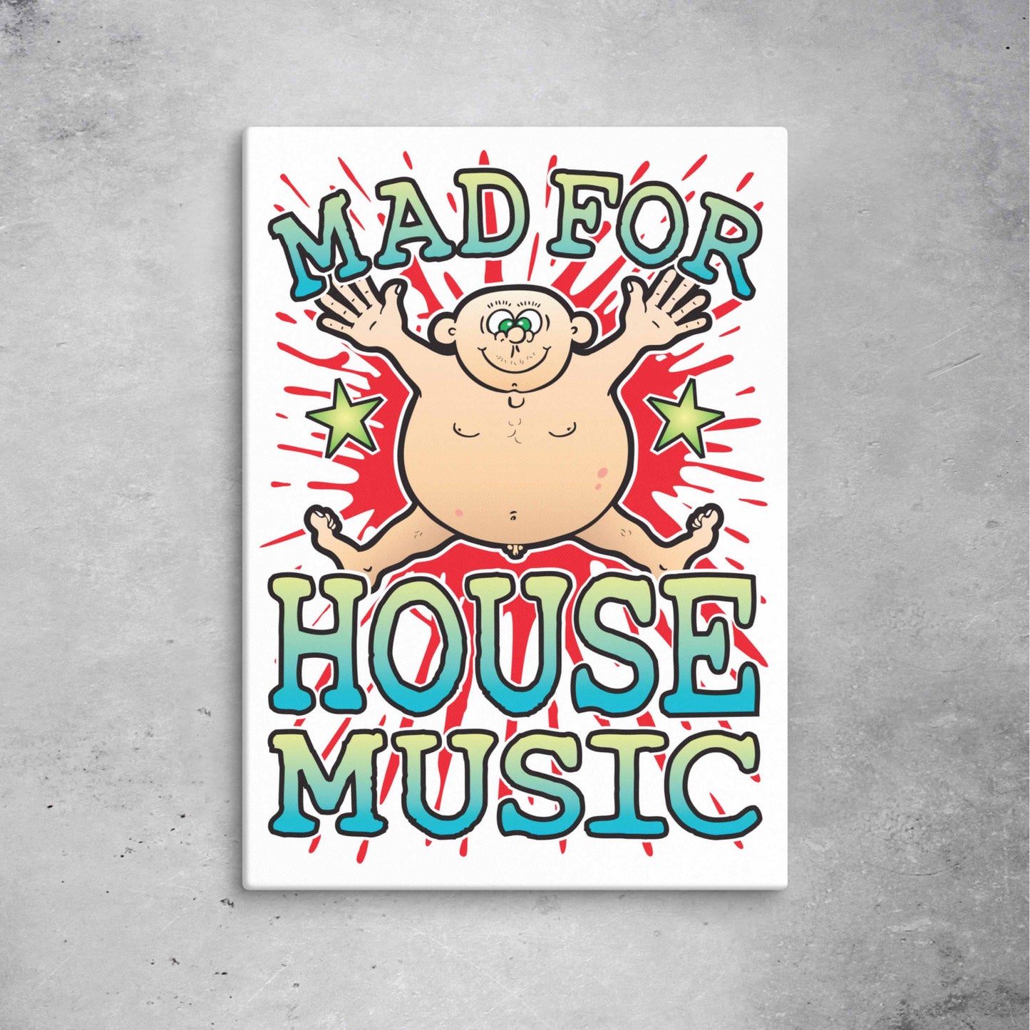 House Music Canvas Print 51x71cm