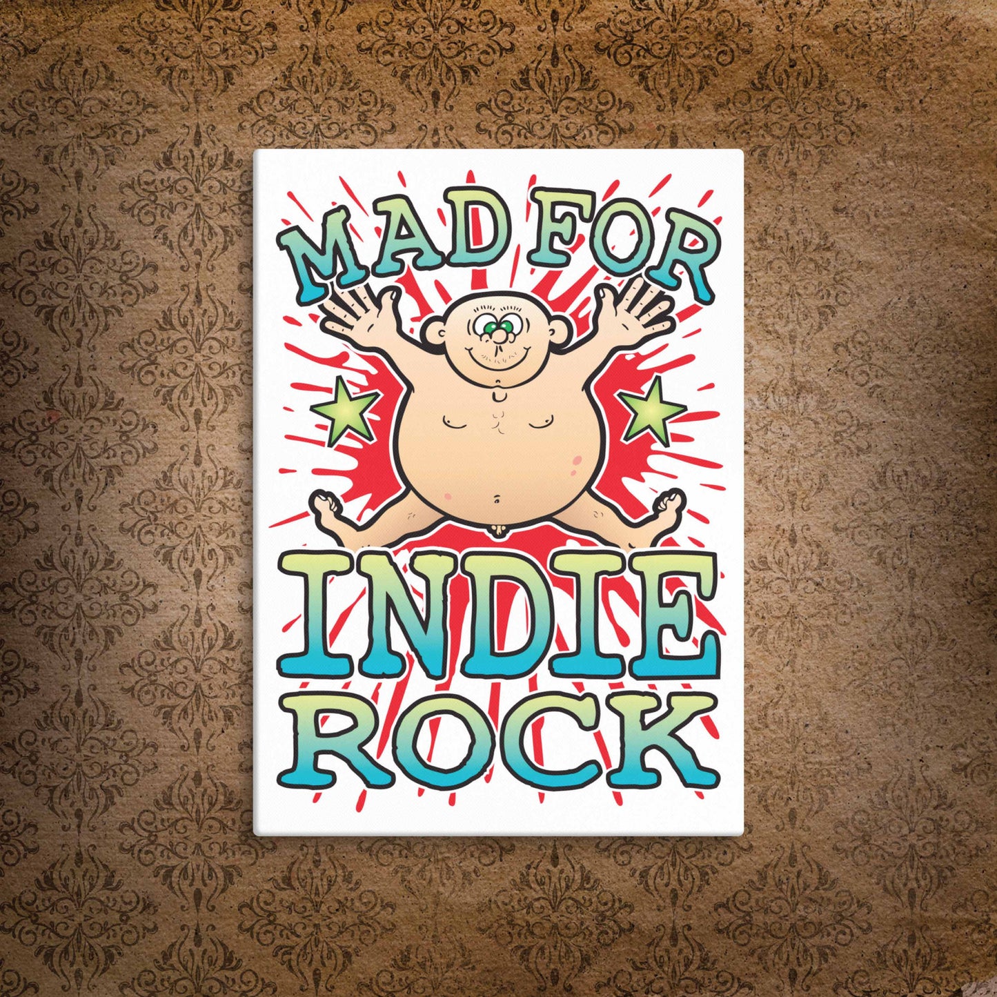 Indie Rock Canvas Print 51x71cm